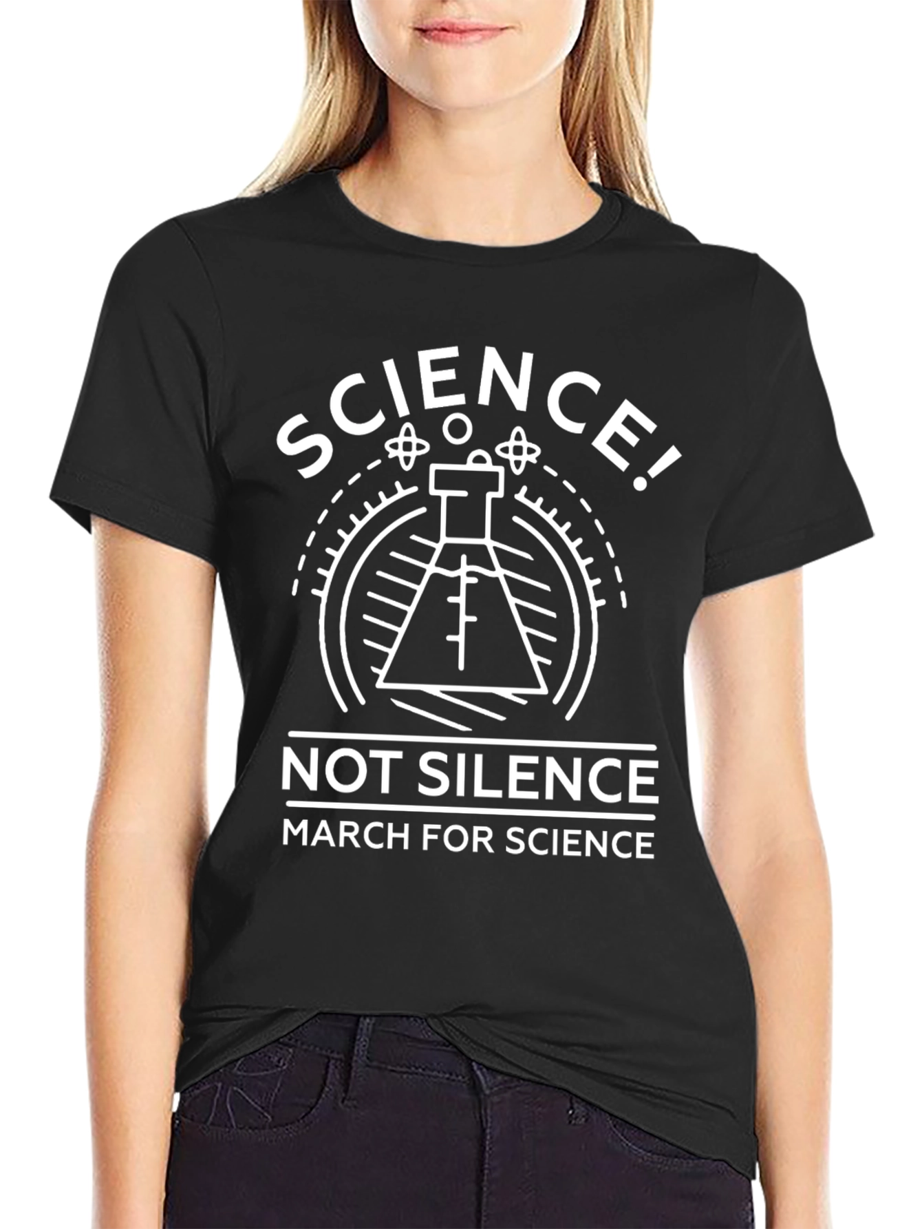 Science Not Silence Graphic T-Shirt