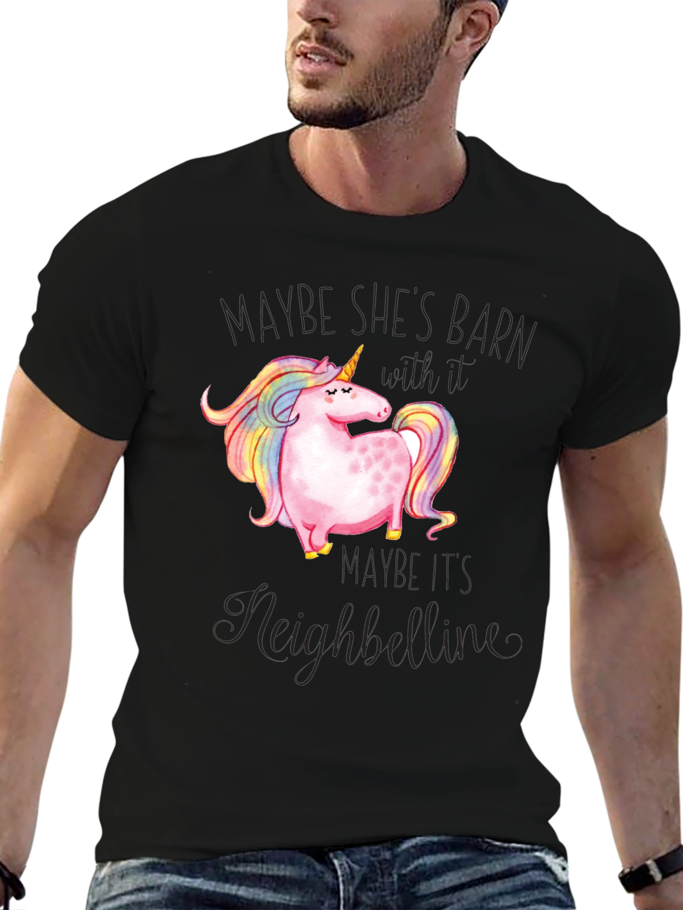 Unicorn Neighbelline Graphic T-Shirt
