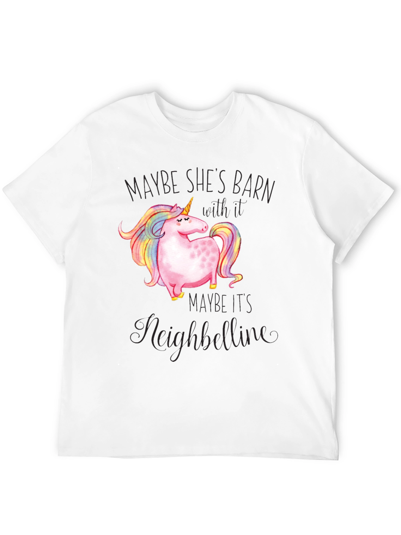 Unicorn Neighbelline Graphic T-Shirt