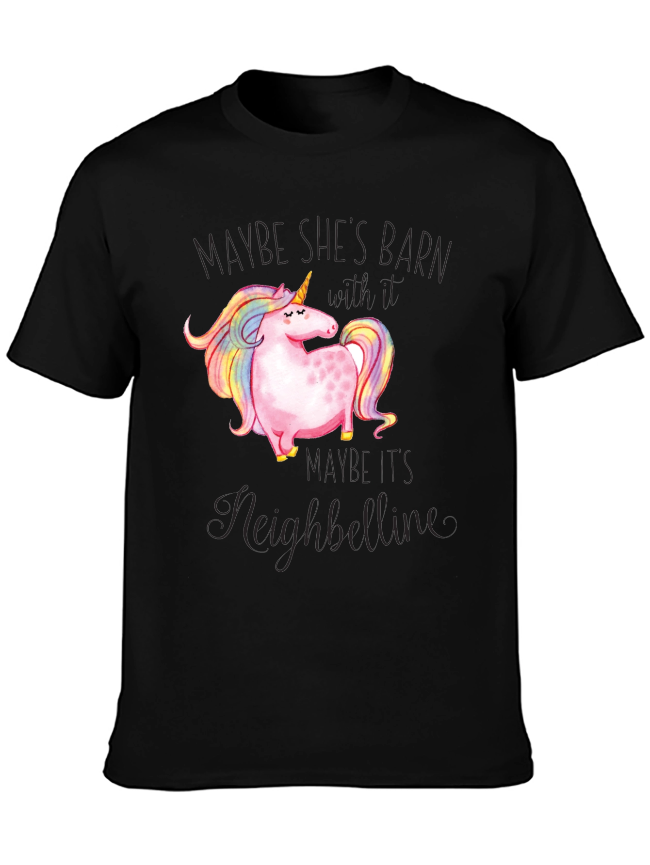 Unicorn Neighbelline Graphic T-Shirt