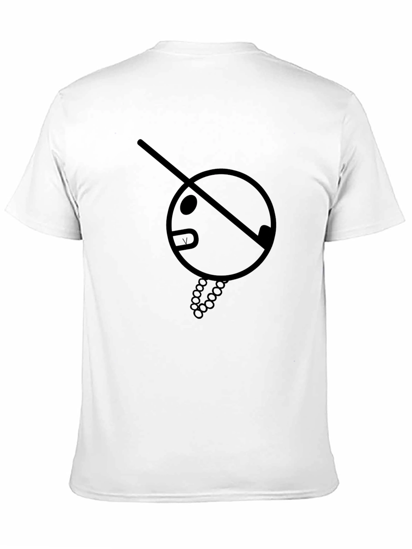 Mens Black Graphic Tee - Unique Design