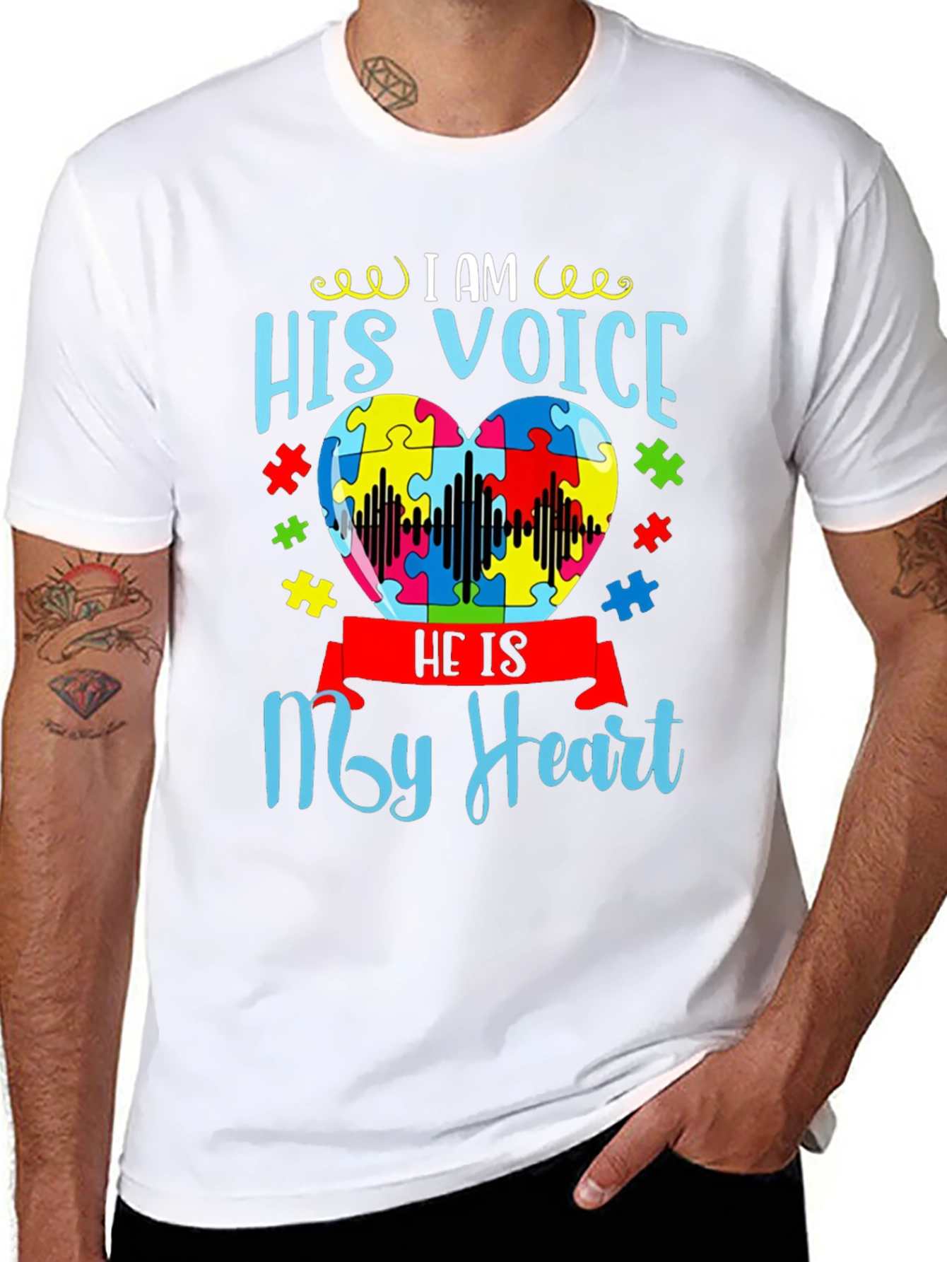 I am His Voice Autism Awareness T-Shirt