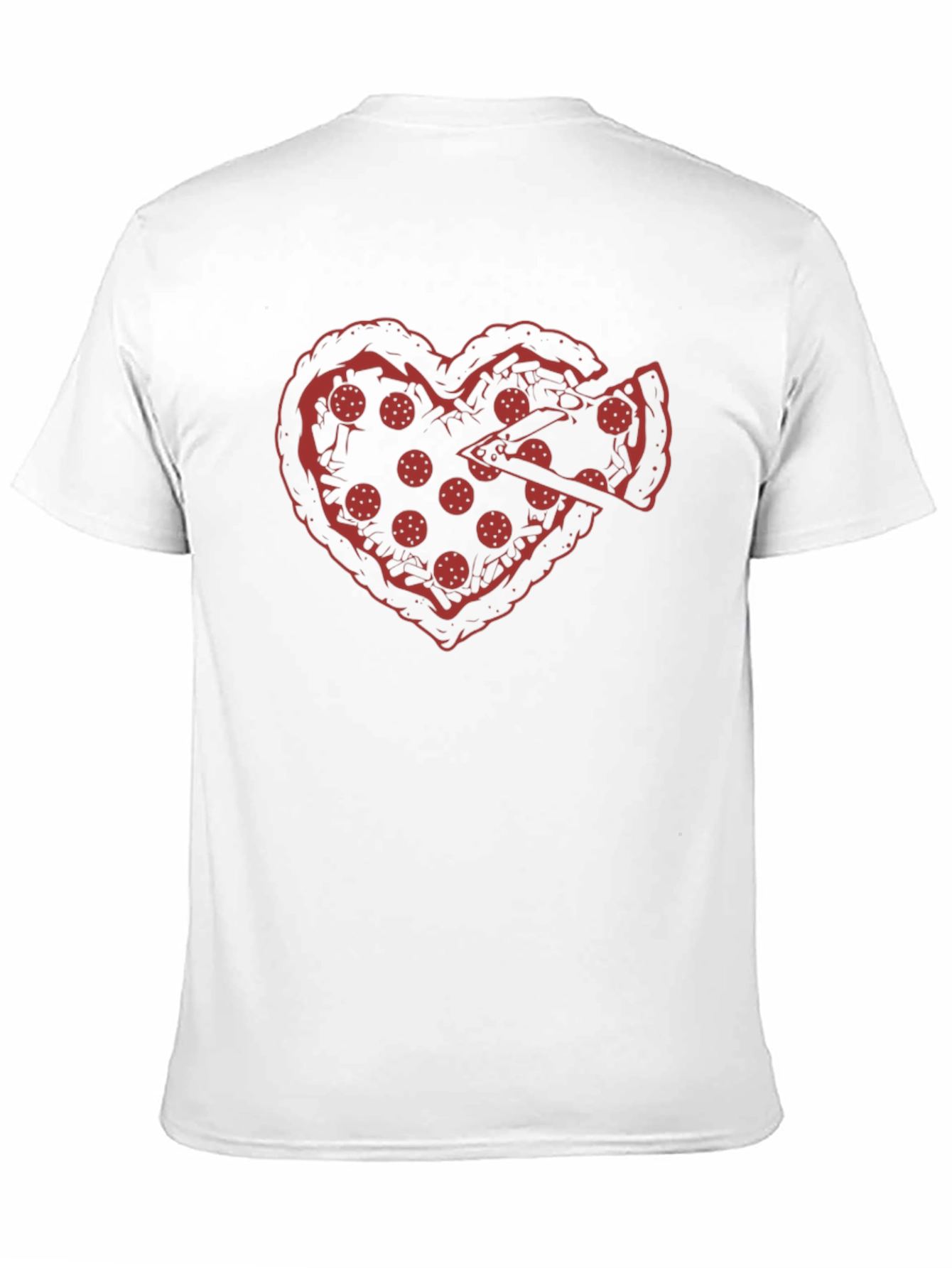 Pizza Heart Graphic T-Shirt