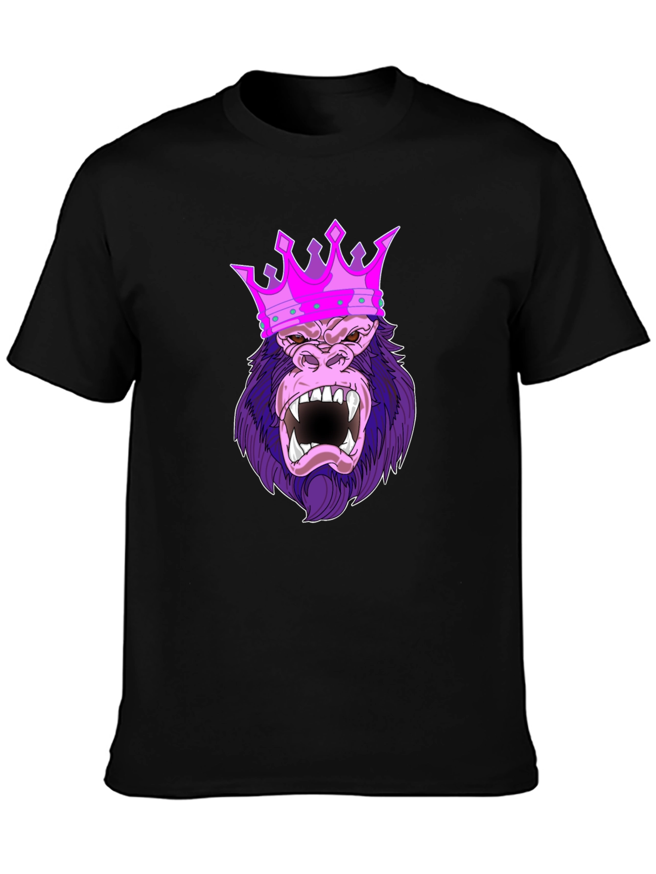 King Kong T-Shirt - Gorilla Crown Graphic Tee