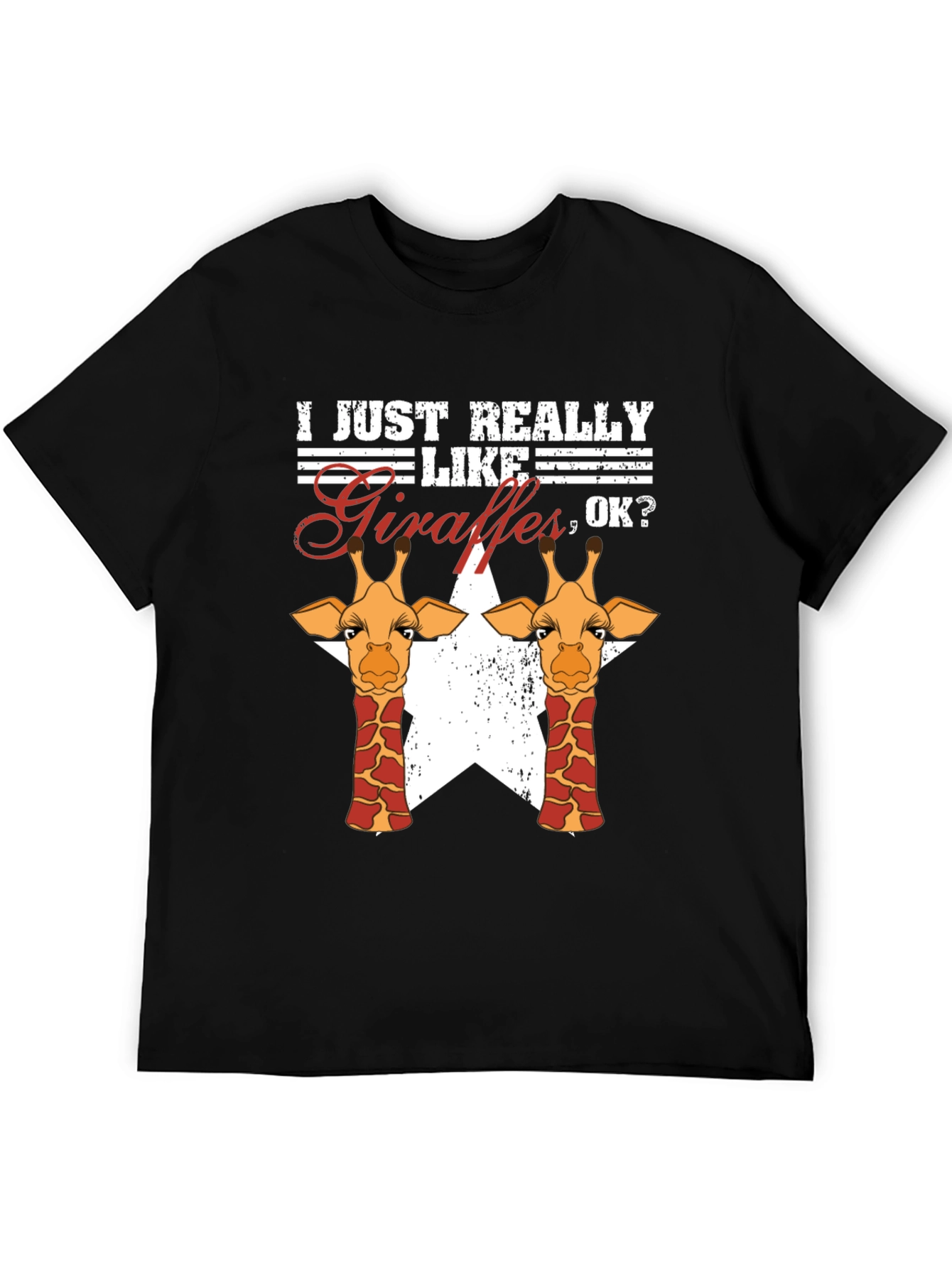 Giraffe Lover Graphic T-Shirt