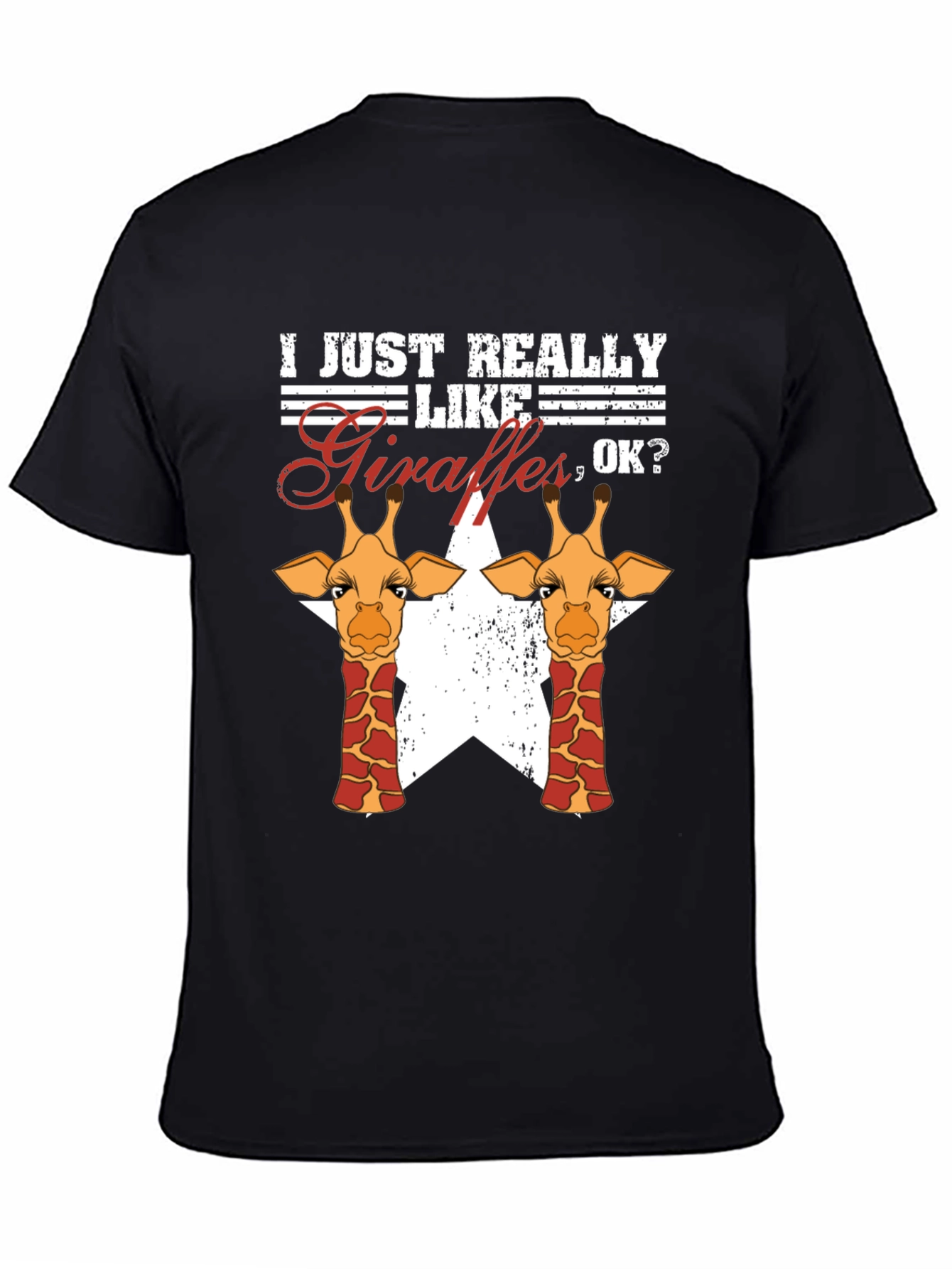 Giraffe Lover Graphic T-Shirt