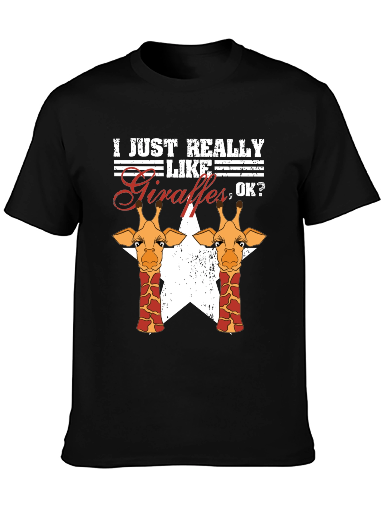Giraffe Lover Graphic T-Shirt