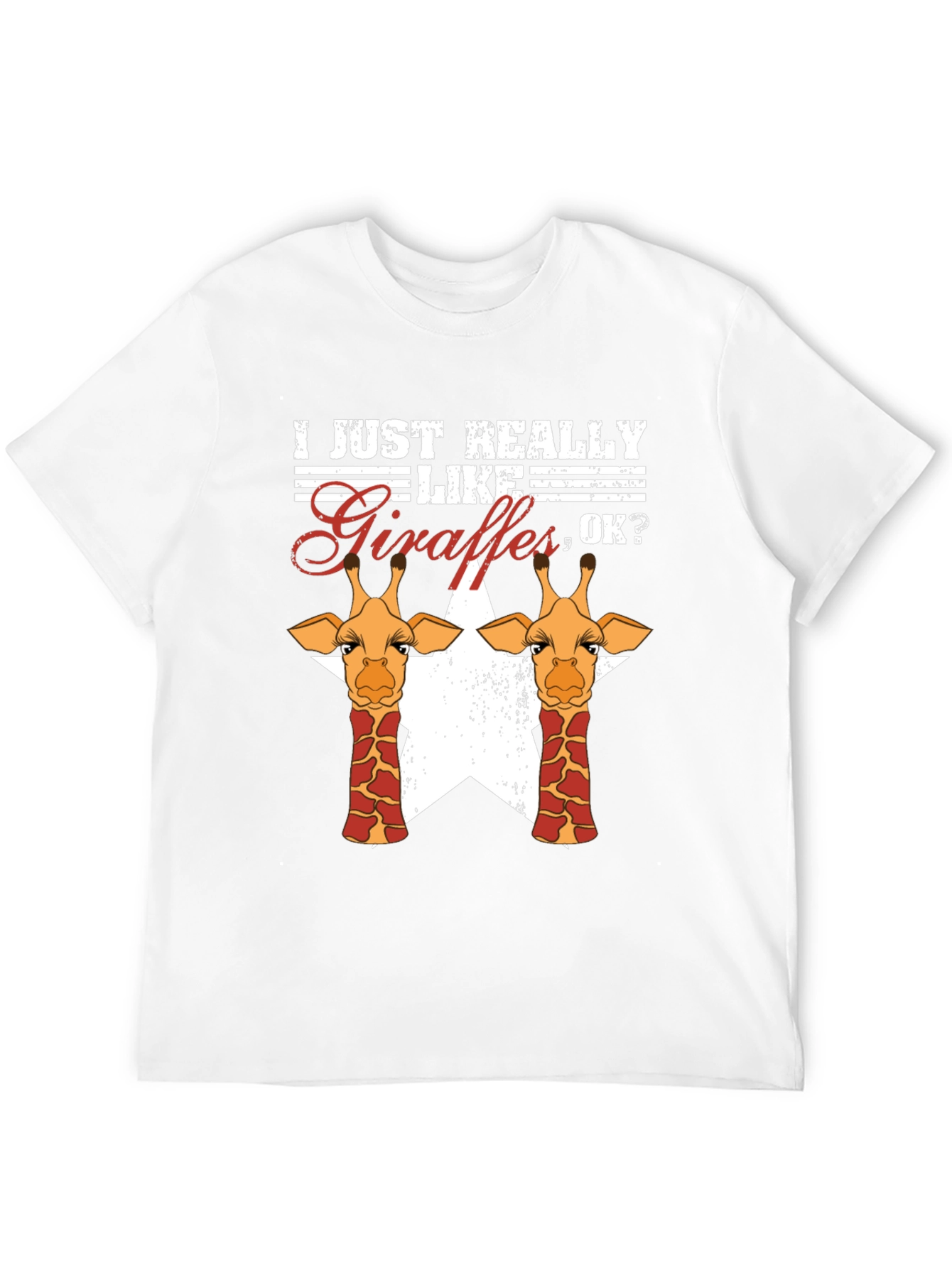 Giraffe Lover Graphic T-Shirt