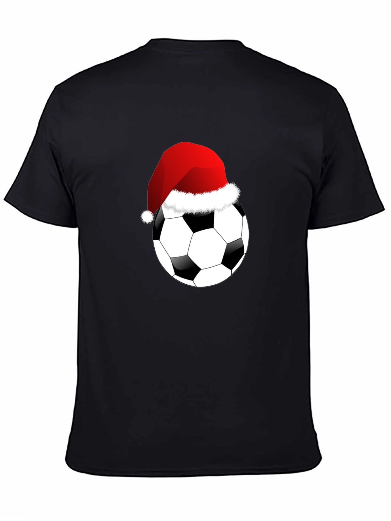 Christmas Soccer Ball T-Shirt - Festive Holiday Tee