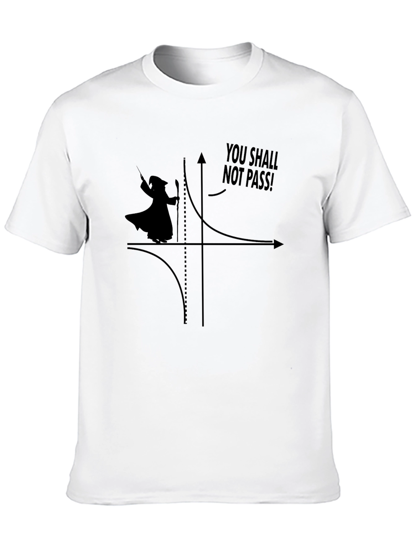 You Shall Not Pass! T-Shirt - Funny Math Tee