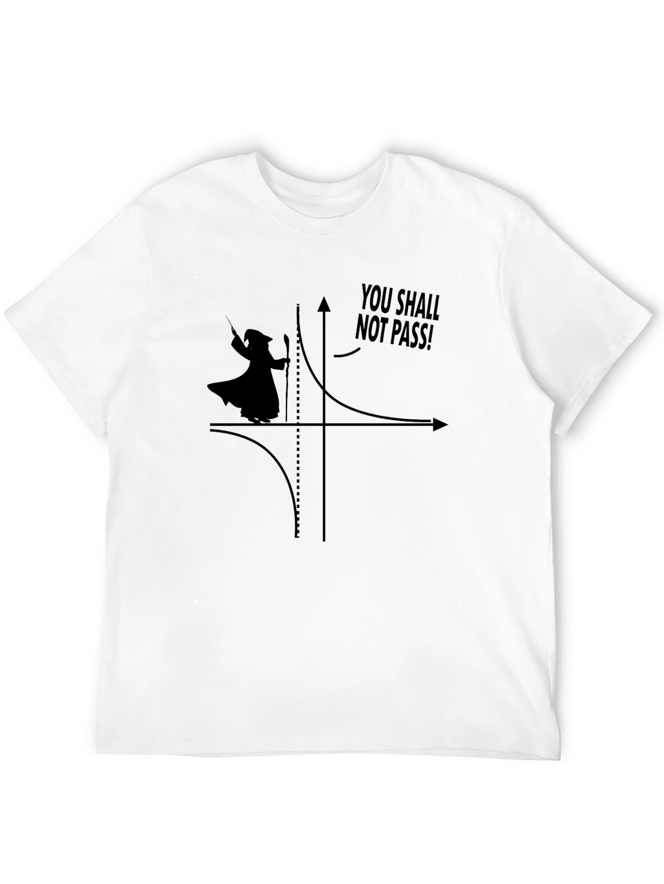 You Shall Not Pass! T-Shirt - Funny Math Tee