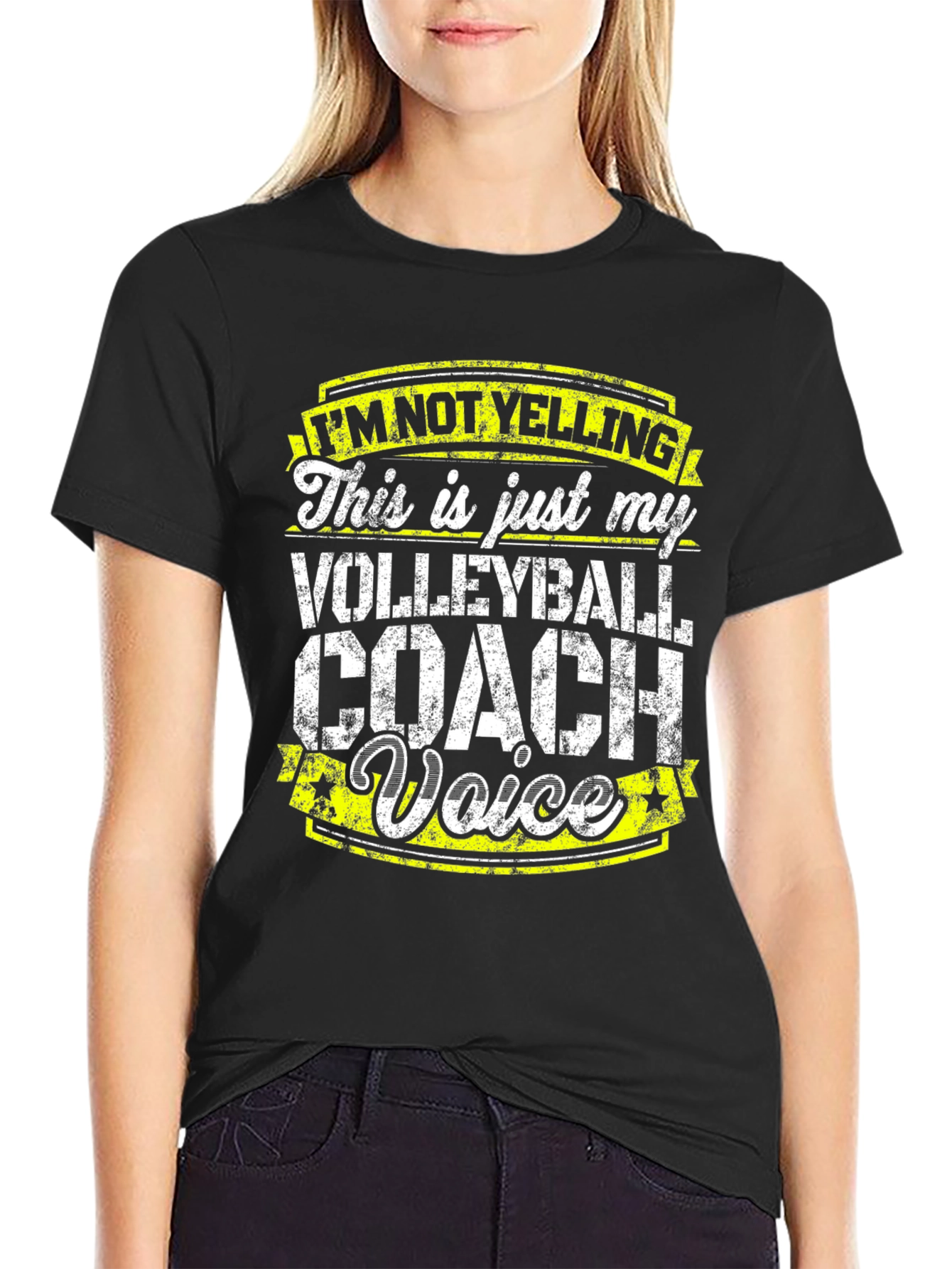 Volleyball Coach Voice T-Shirt - Funny Gift