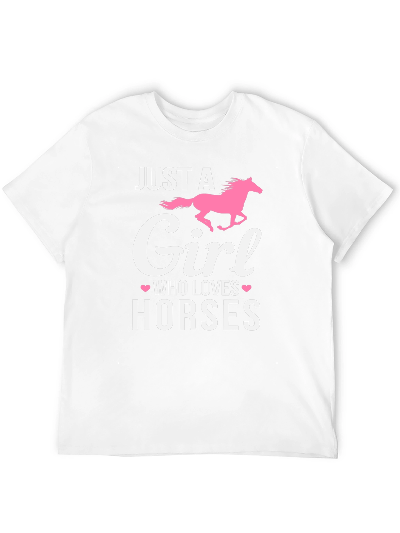 Just A Girl Who Loves Horses Graphic T-Shirt