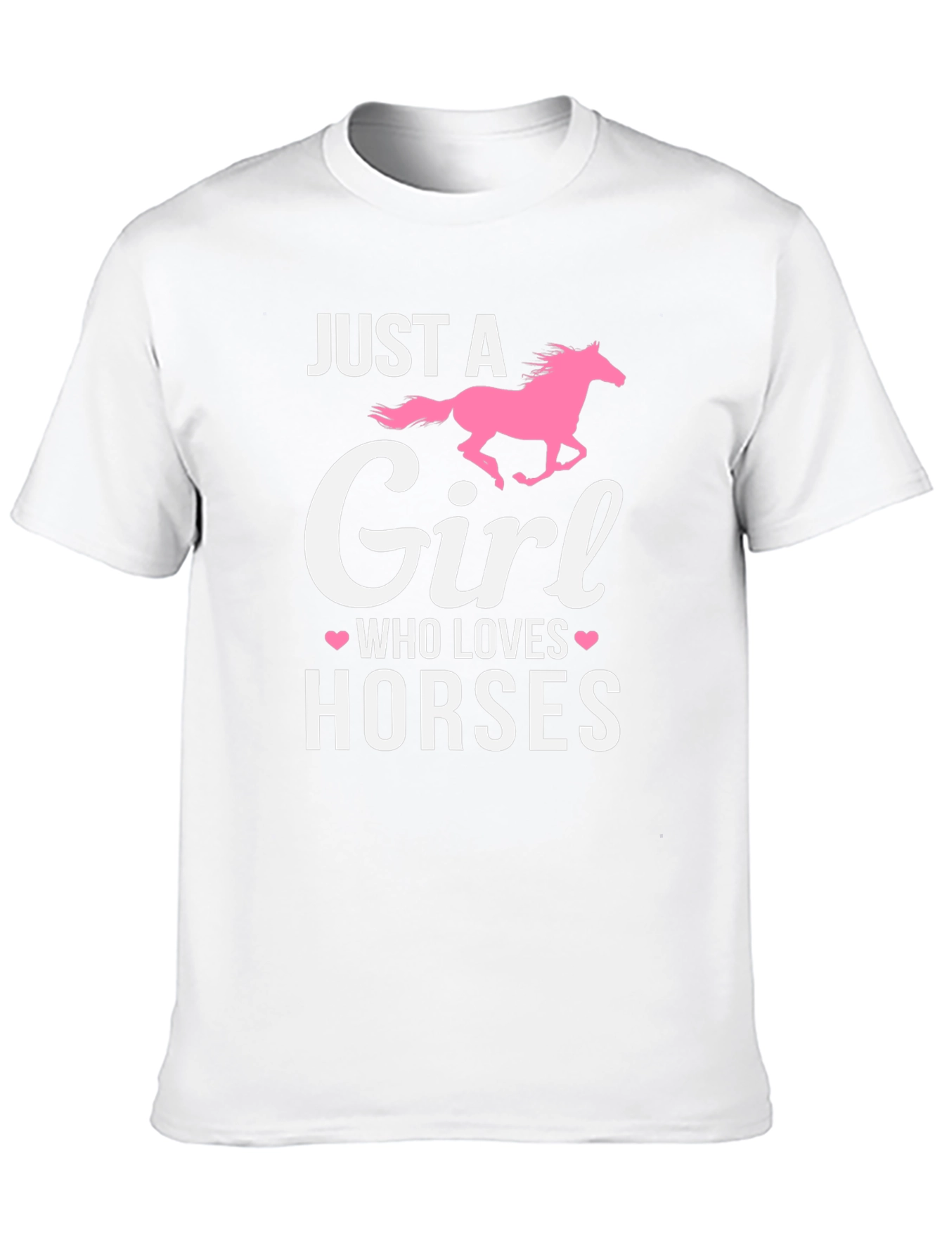 Just A Girl Who Loves Horses Graphic T-Shirt