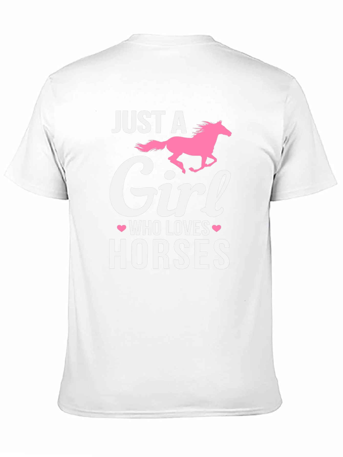 Just A Girl Who Loves Horses Graphic T-Shirt