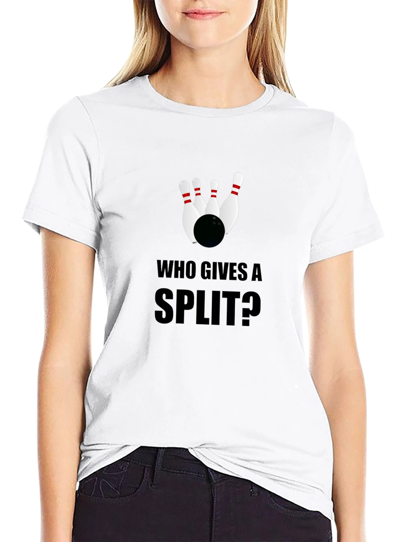 Bowling Split Graphic Tee - Who Gives a Split?