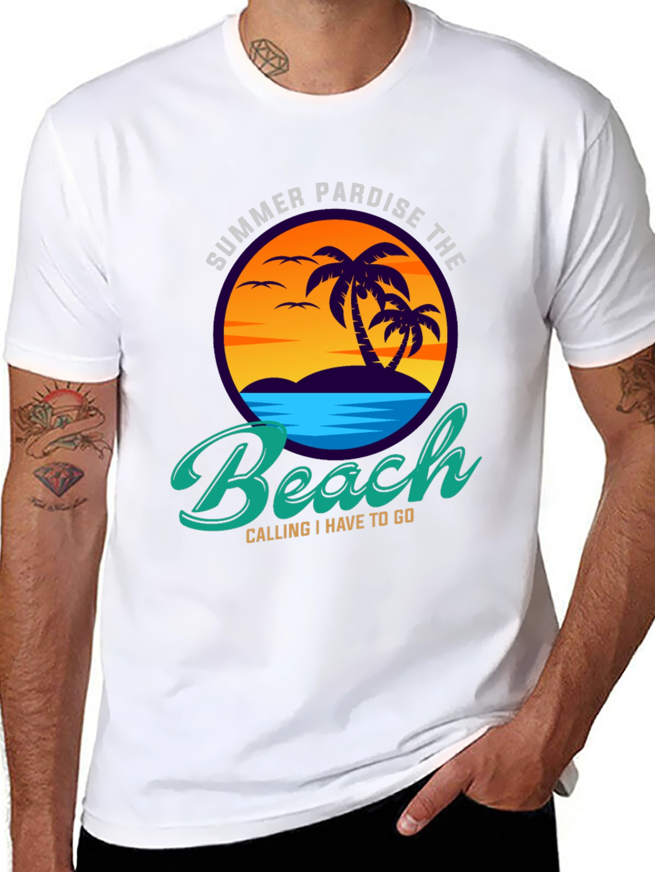 Summer Paradise Beach T-Shirt