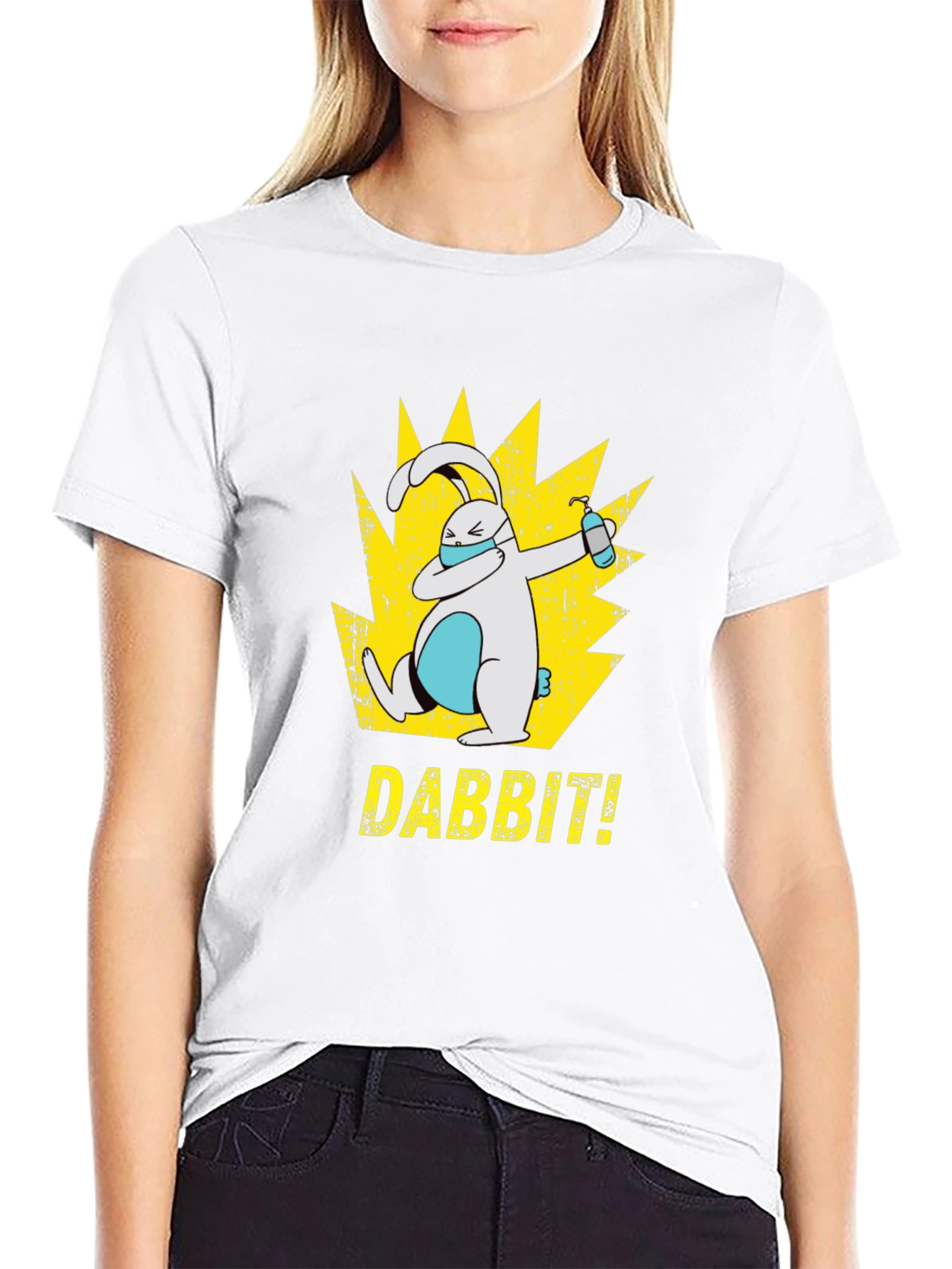 Dabbit! Bunny with Mask T-Shirt