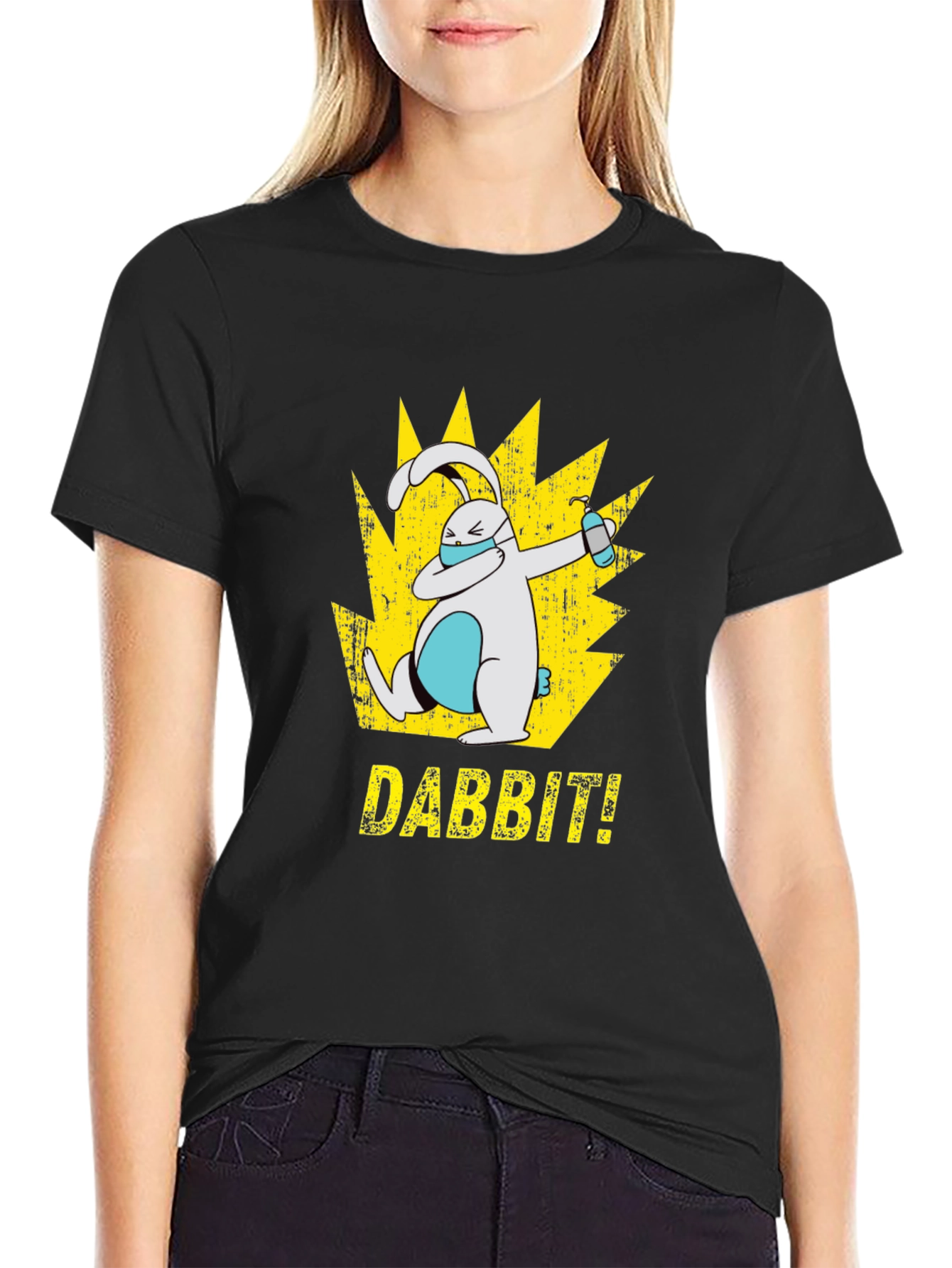 Dabbit! Bunny with Mask T-Shirt