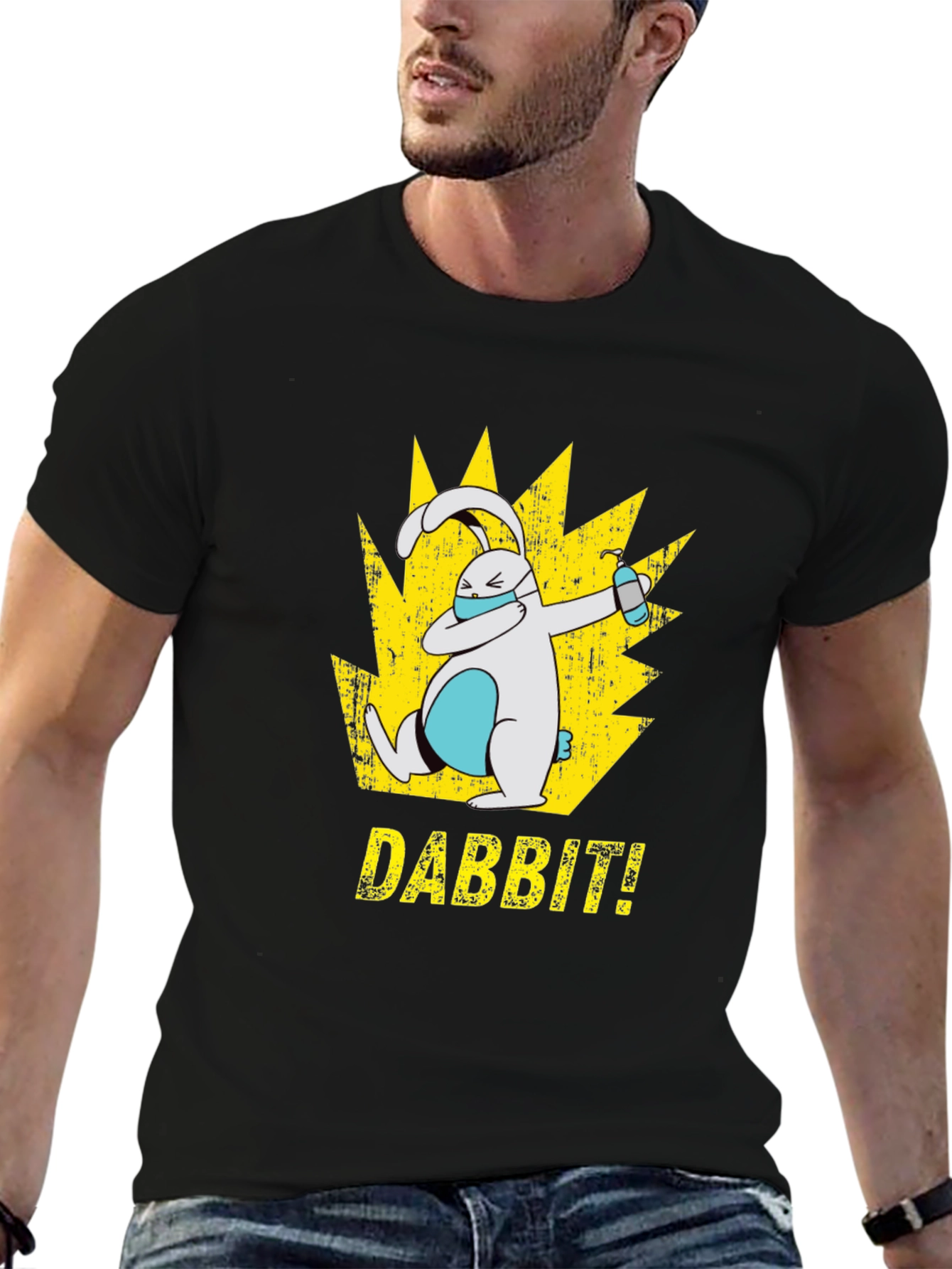 Dabbit! Bunny with Mask T-Shirt
