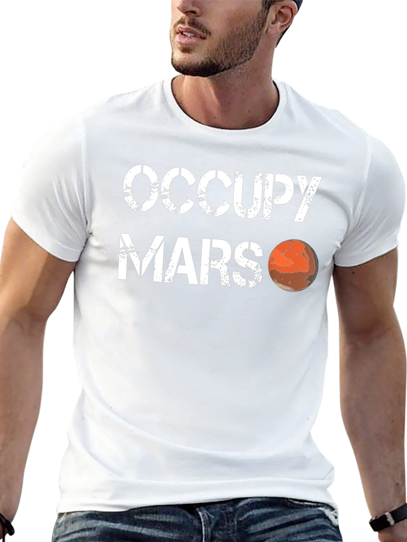 Occupy Mars Graphic T-Shirt