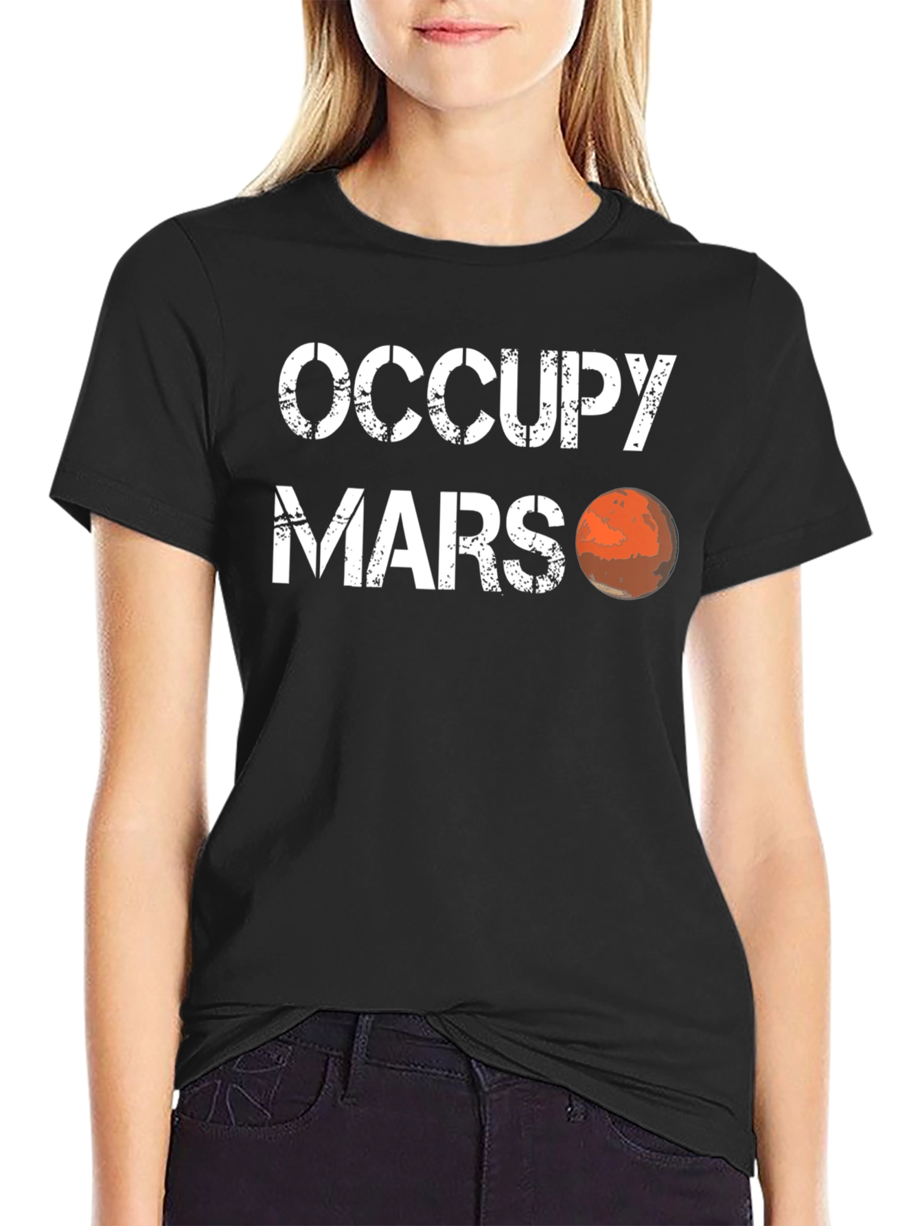 Occupy Mars Graphic T-Shirt