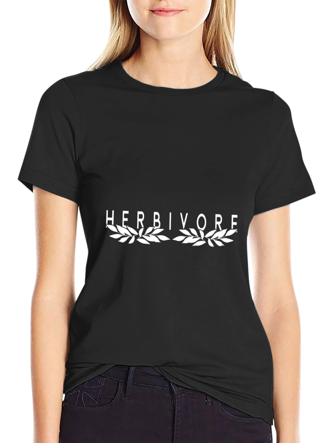 Herbivore Graphic Tee - Black Unisex T-Shirt