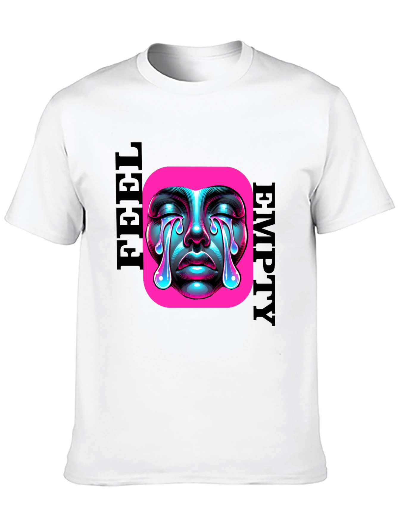 Emotional Drip Graphic Tee - Feel Empty