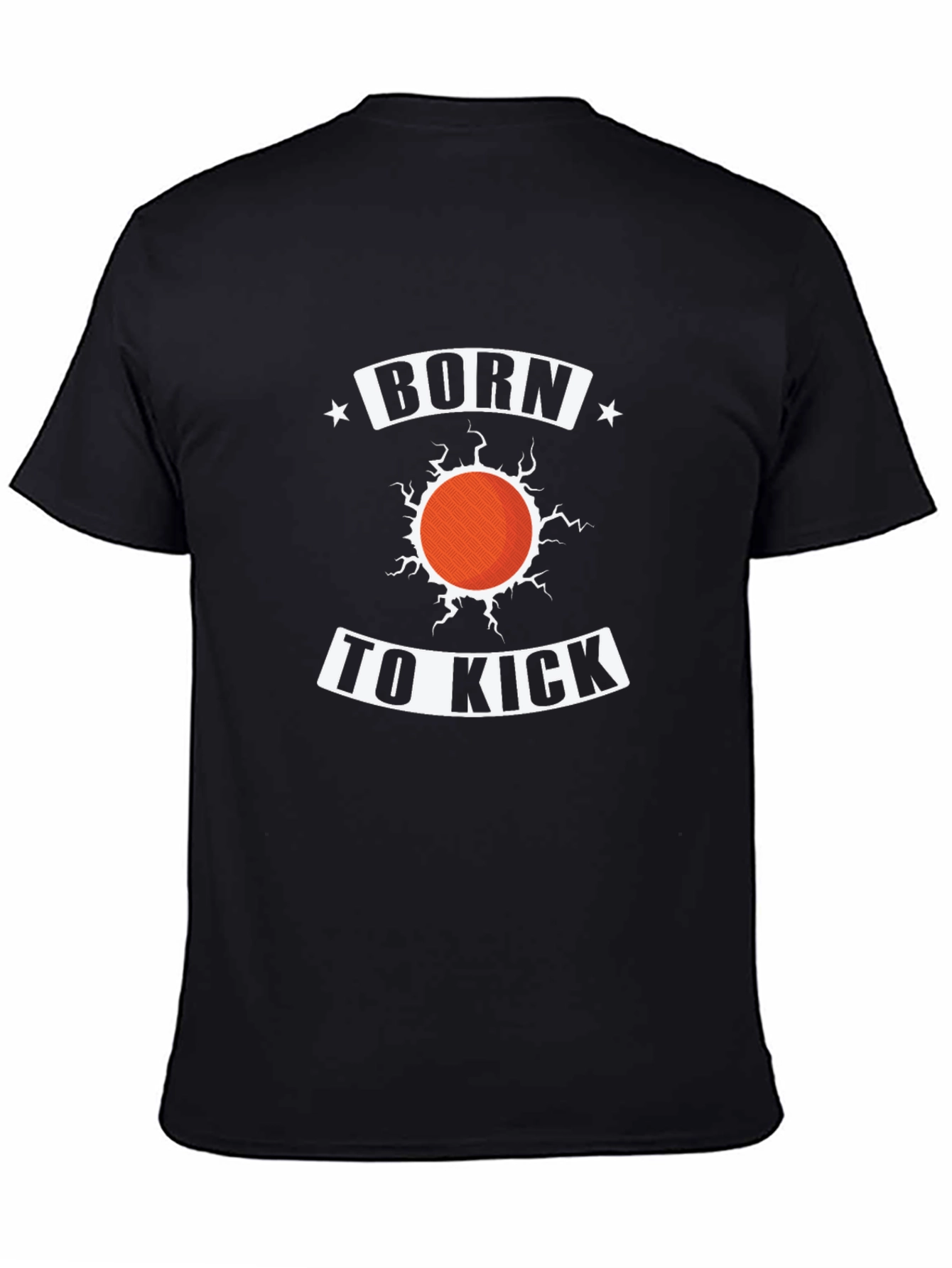 Born to Kick Black Graphic Tee