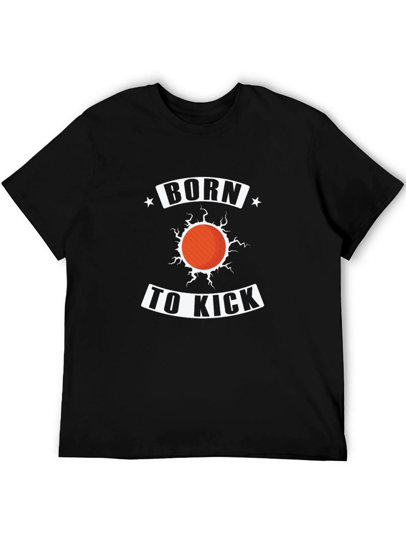 Born to Kick Black Graphic Tee