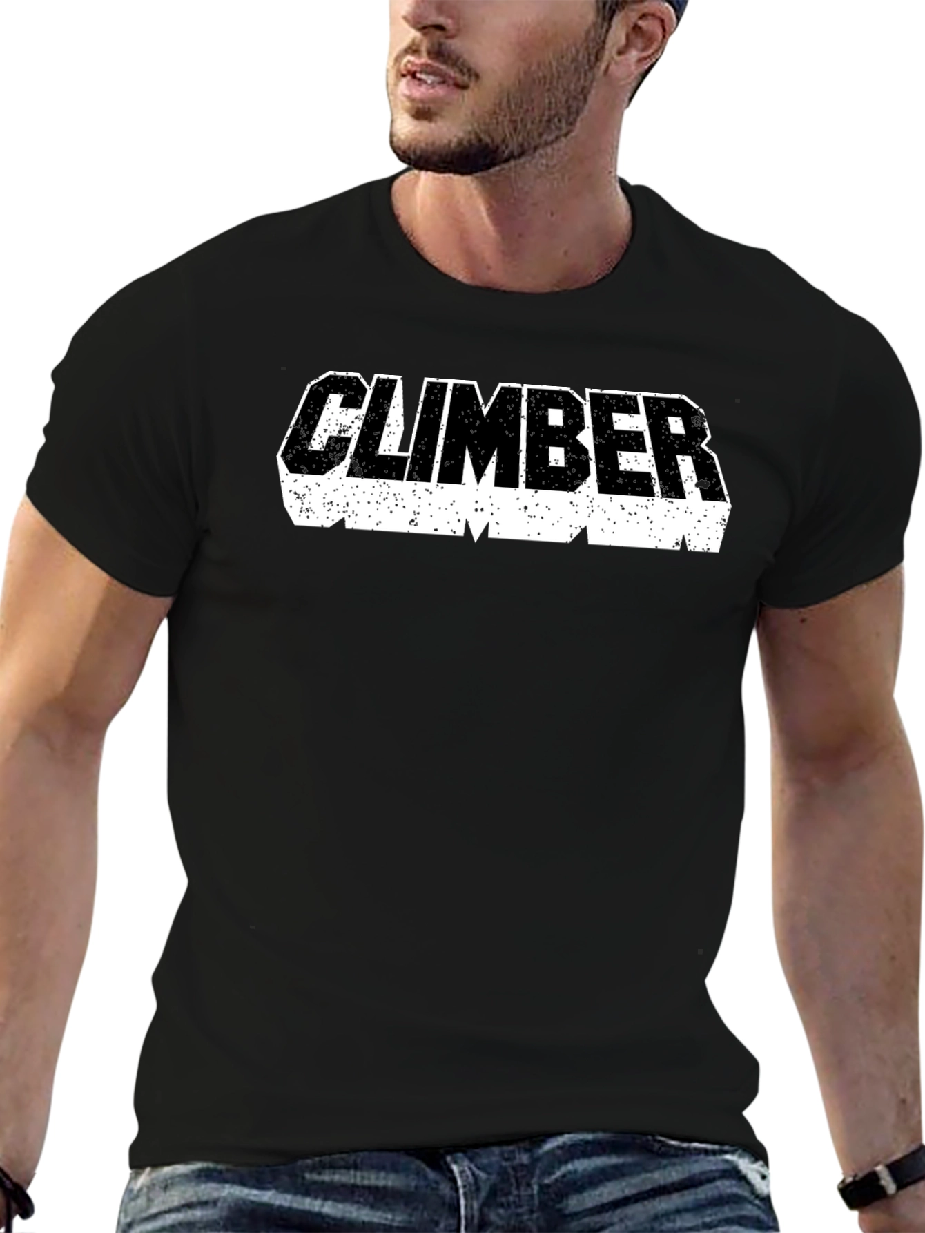 Climber Graphic Tee - Bold Black Shirt
