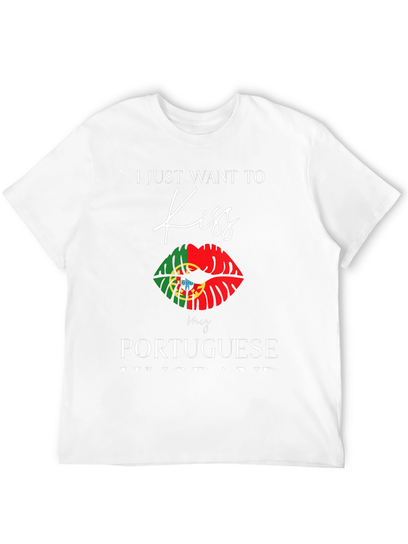 Portuguese Husband Kiss Graphic Tee