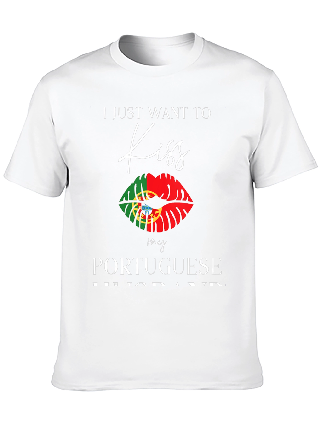 Portuguese Husband Kiss Graphic Tee