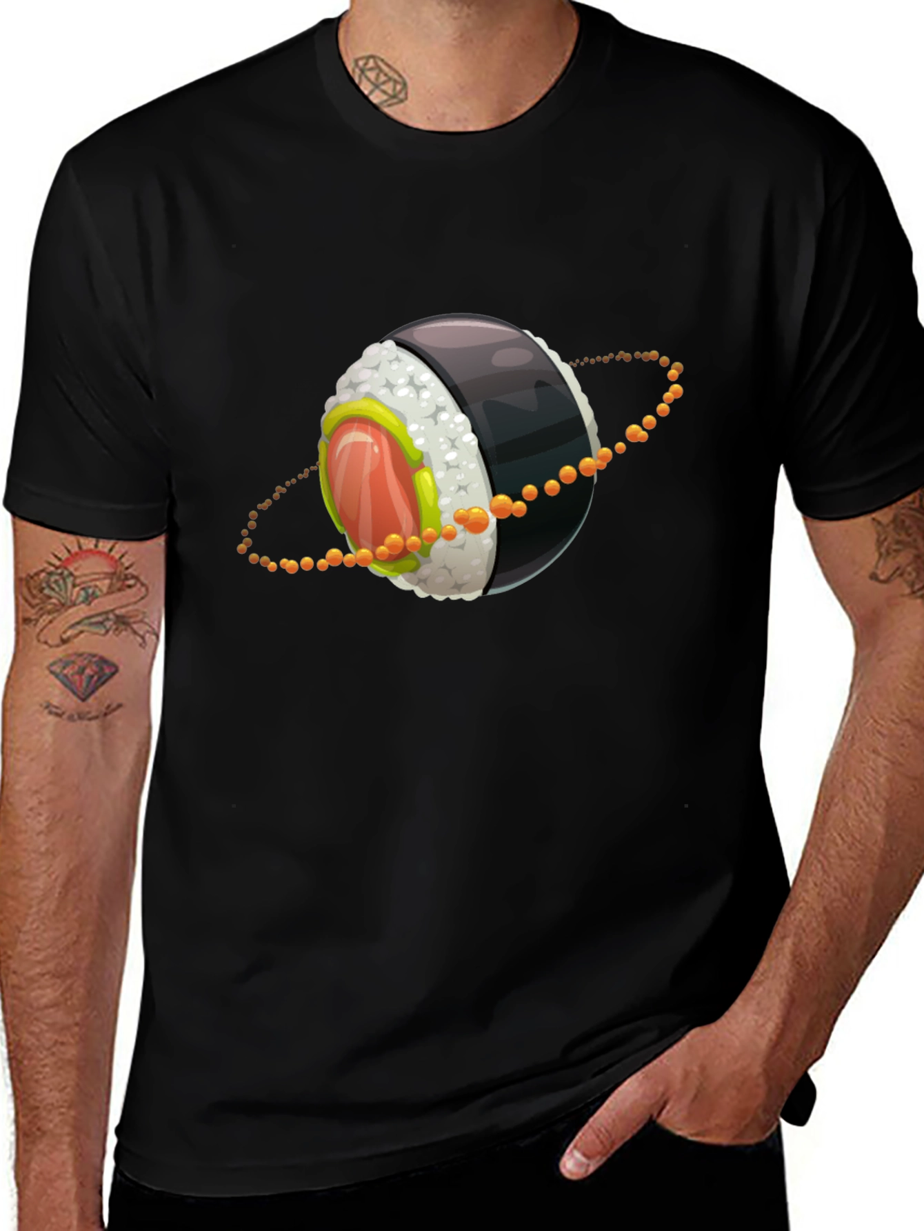Sushi Planet T-Shirt - Unique Graphic Tee
