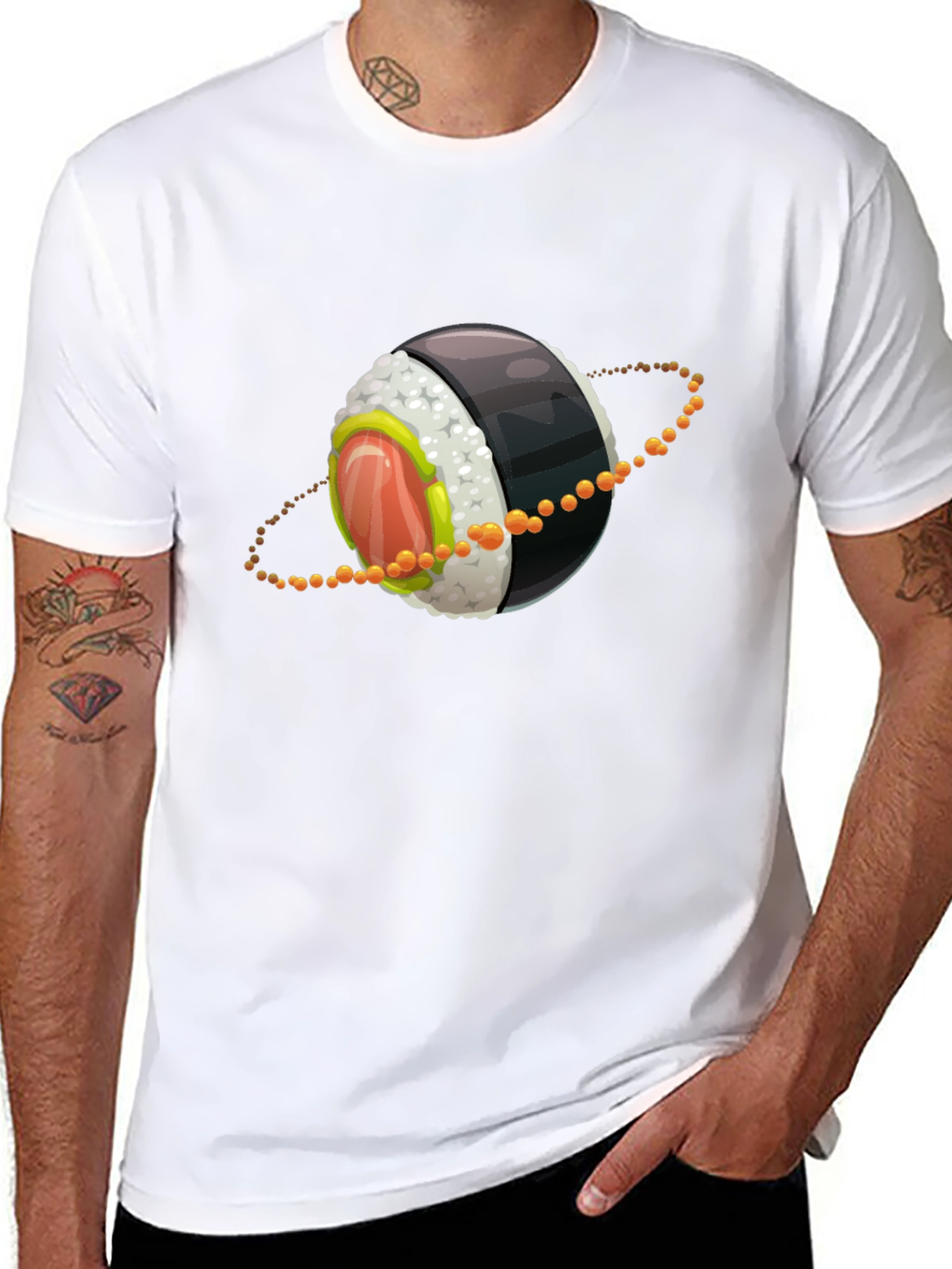 Sushi Planet T-Shirt - Unique Graphic Tee