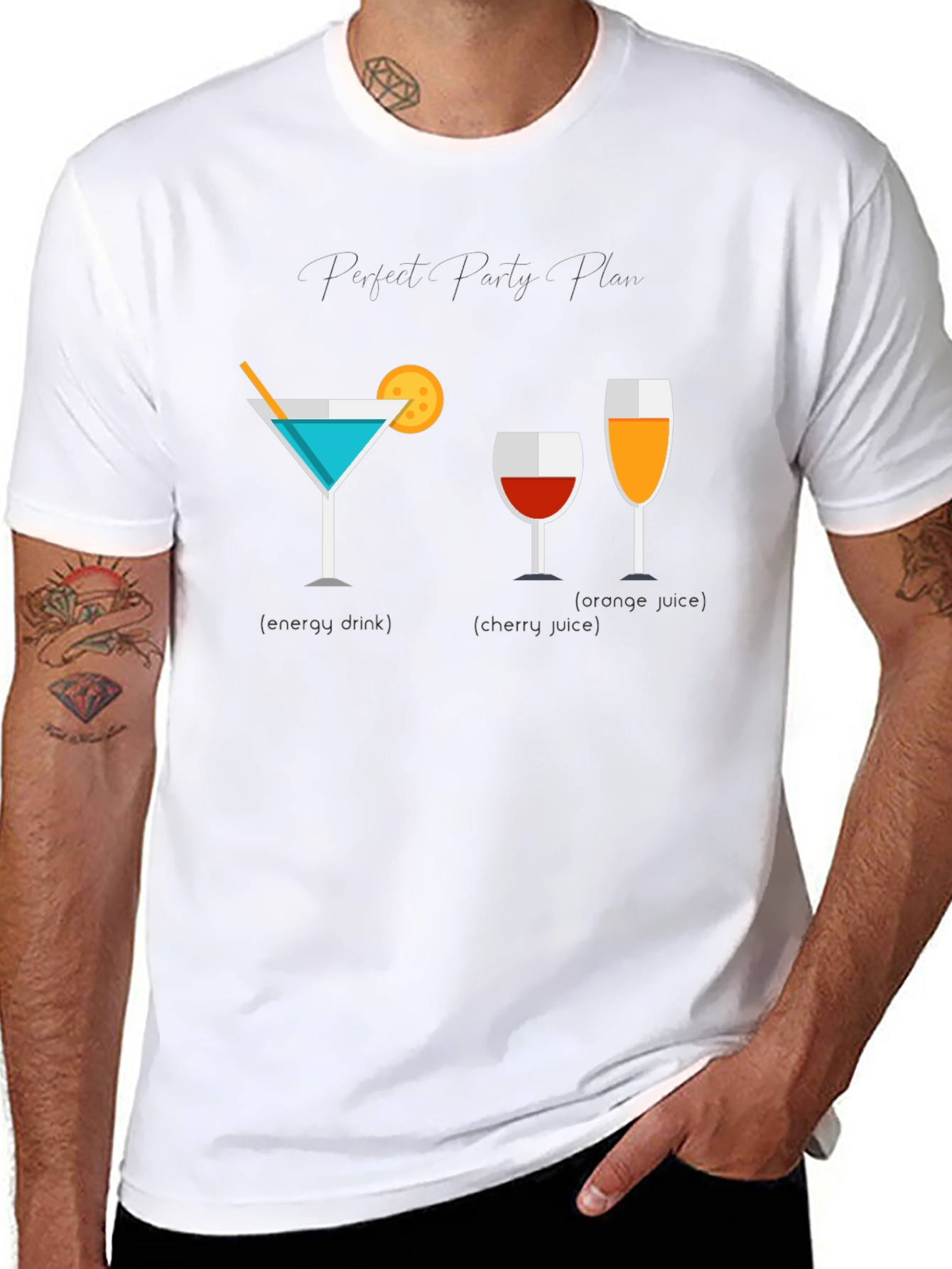 Cocktail Graphic Tee - Drink Lovers T-Shirt