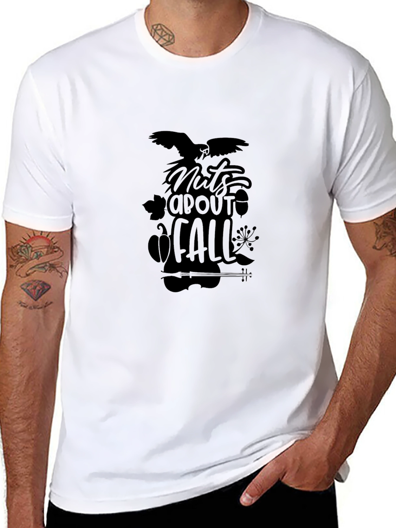 Nuts About Fall Graphic Tee - Unisex T-Shirt