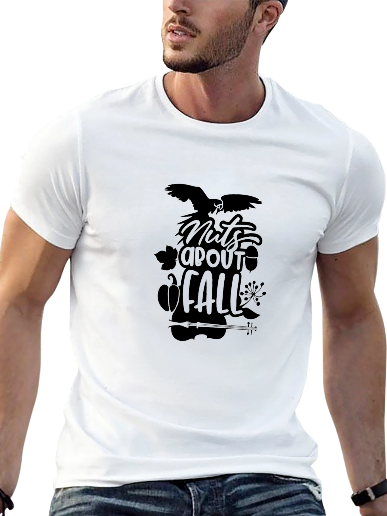 Nuts About Fall Graphic Tee - Unisex T-Shirt