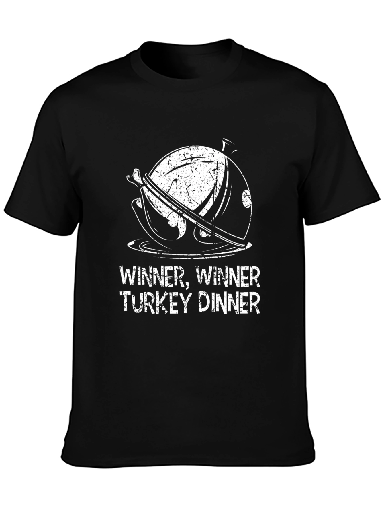 Winner Winner Turkey Dinner Black T-Shirt
