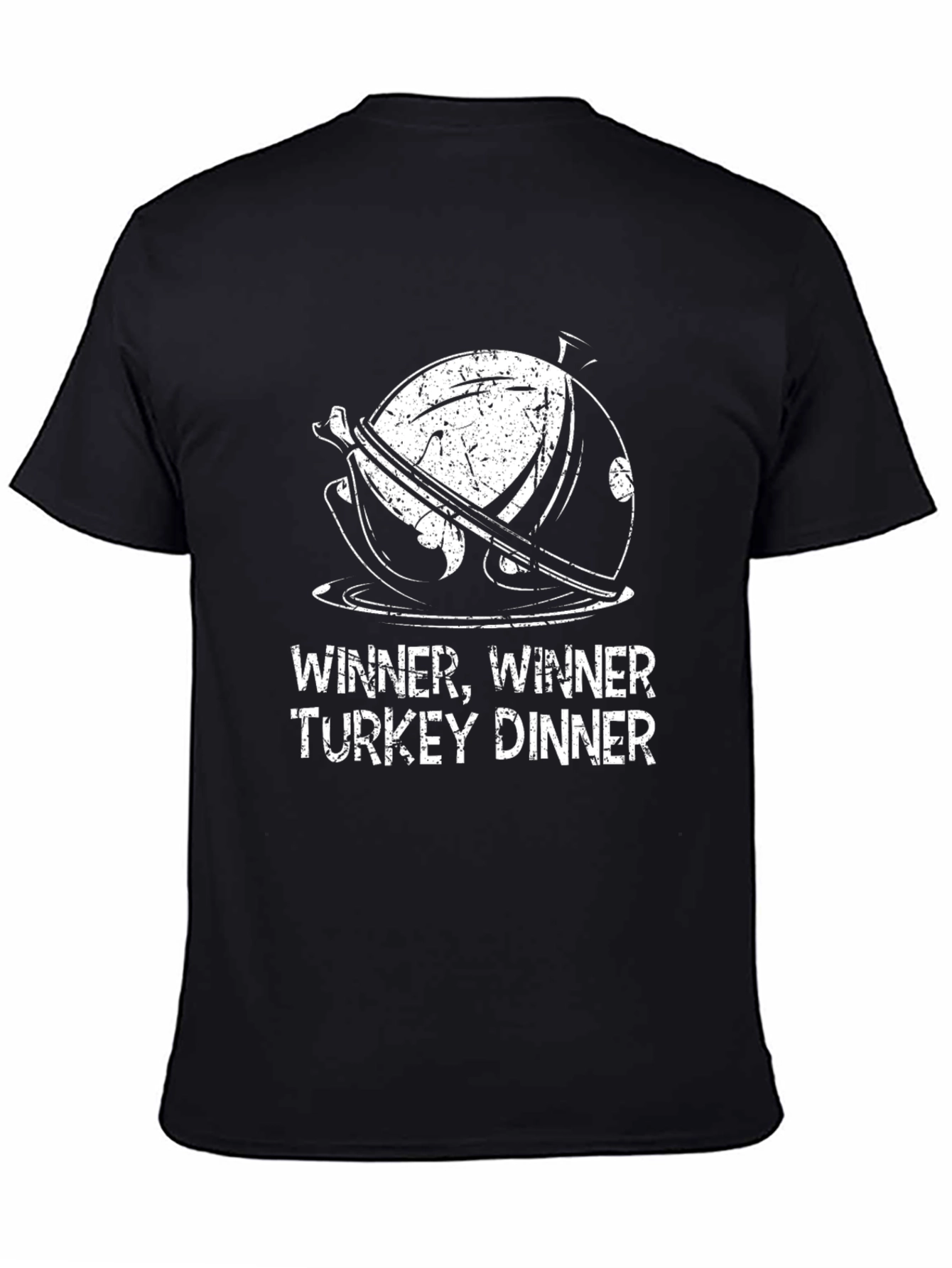 Winner Winner Turkey Dinner Black T-Shirt
