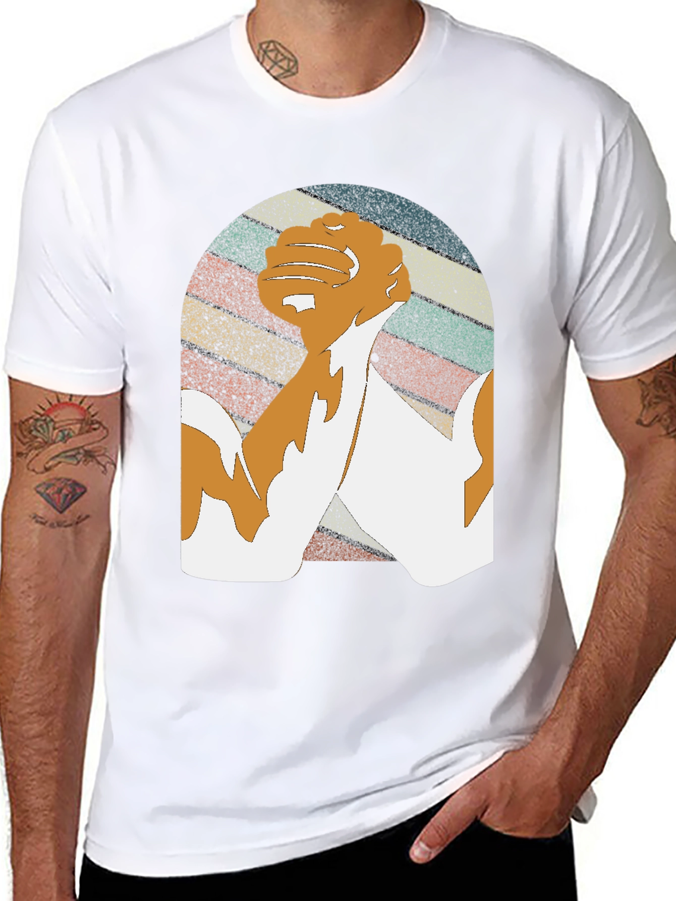 Retro Arm Wrestling T-Shirt