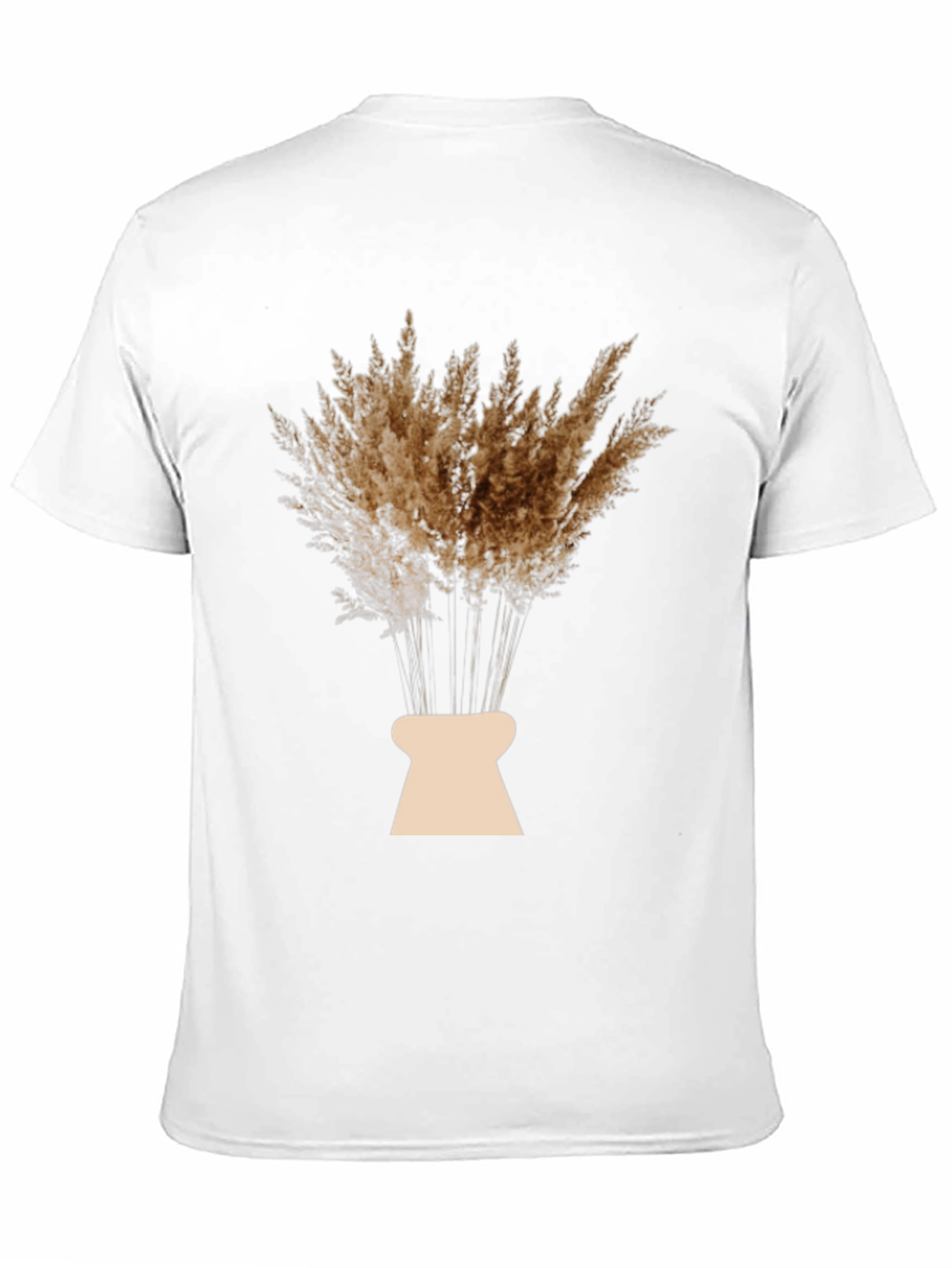Pampas Grass Graphic Black T-Shirt