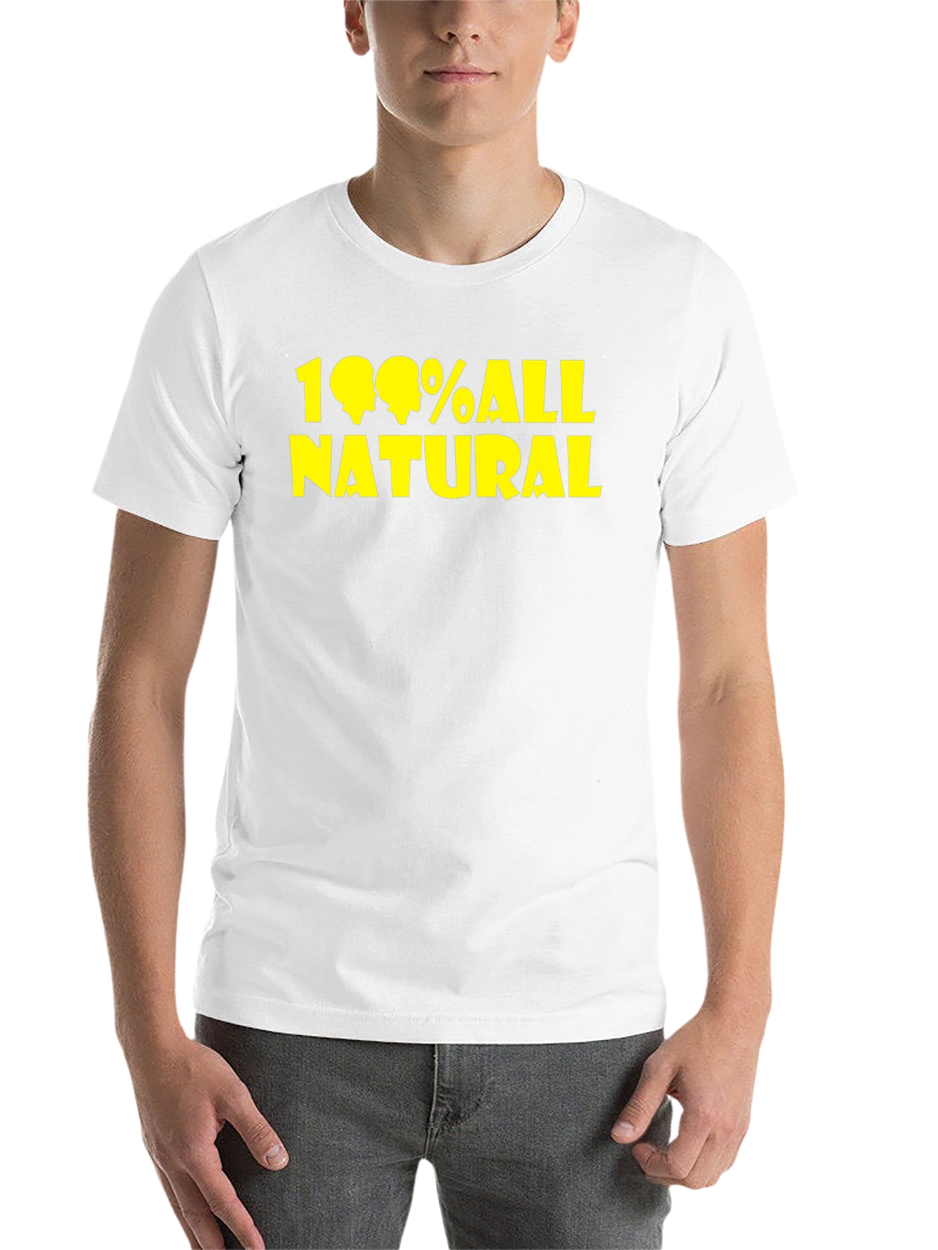 100% All Natural Graphic Tee - Black