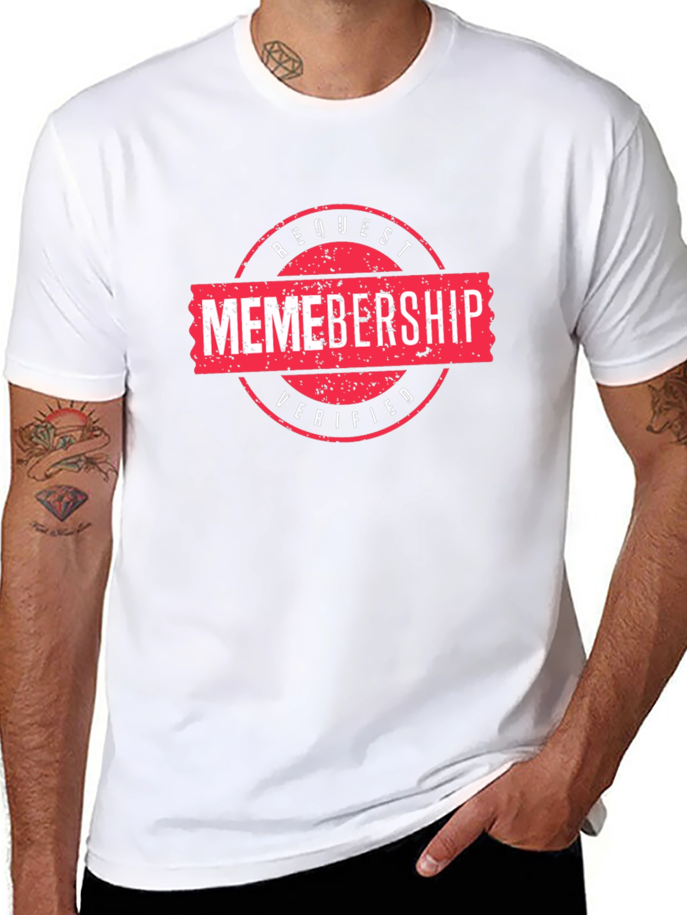 Memborship Request Verified Black T-Shirt