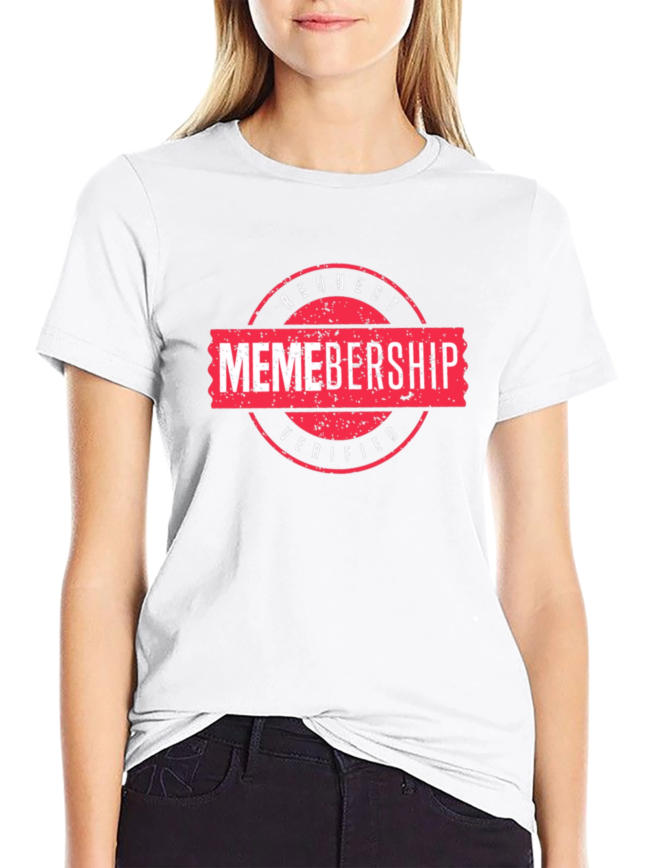 Memborship Request Verified Black T-Shirt