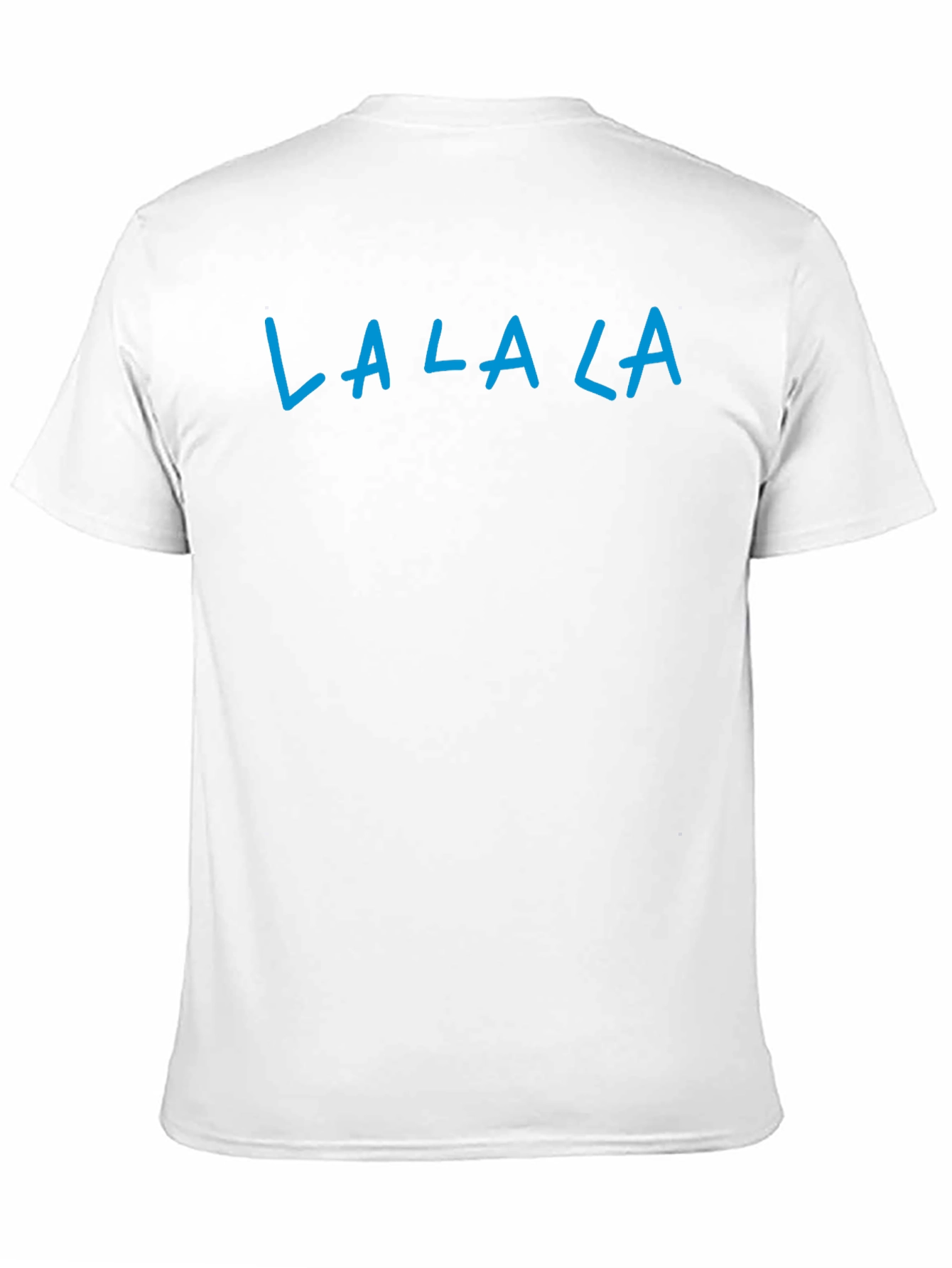 La La La Graphic Tee - Black Casual T-Shirt