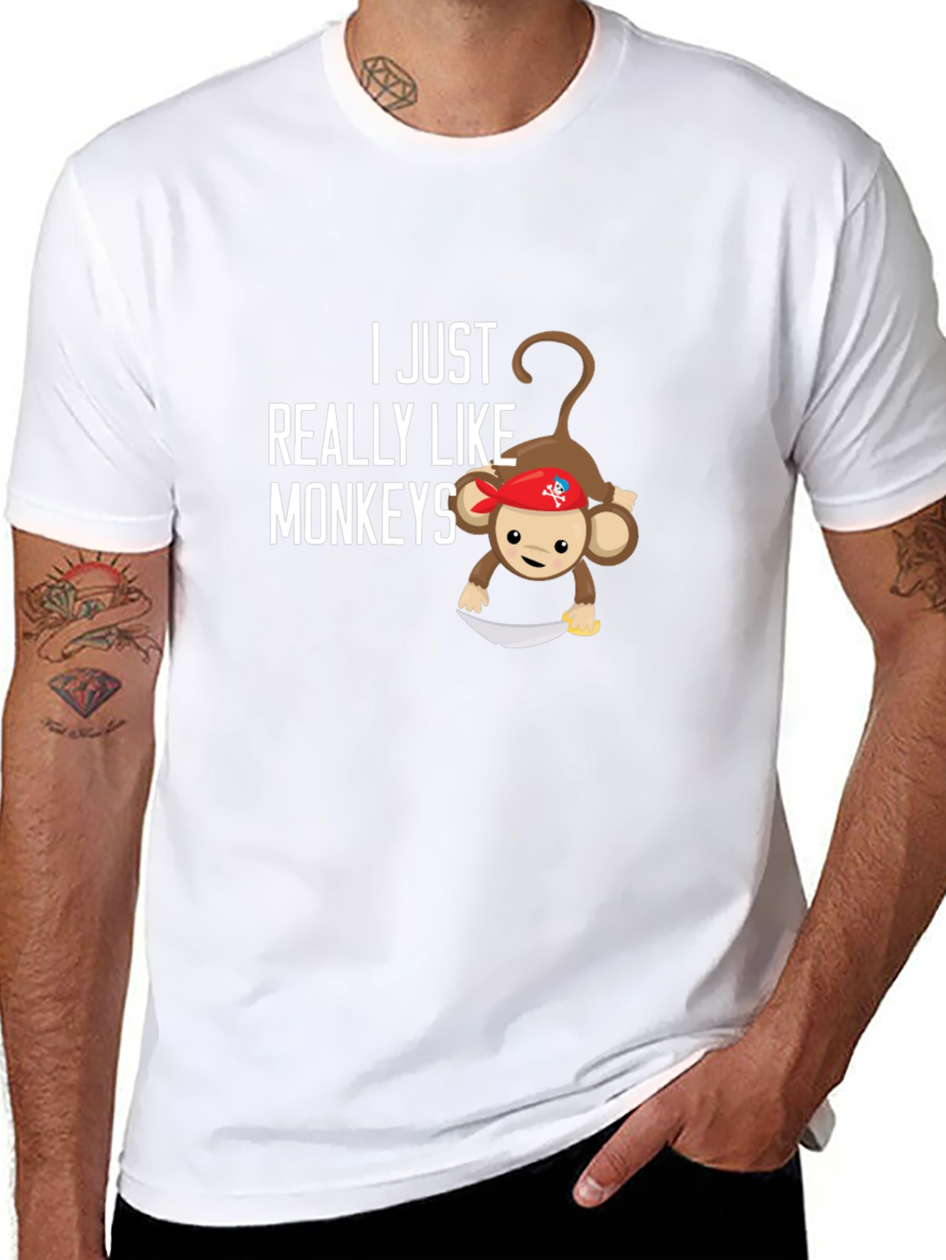 I Just Really Like Monkeys T-Shirt