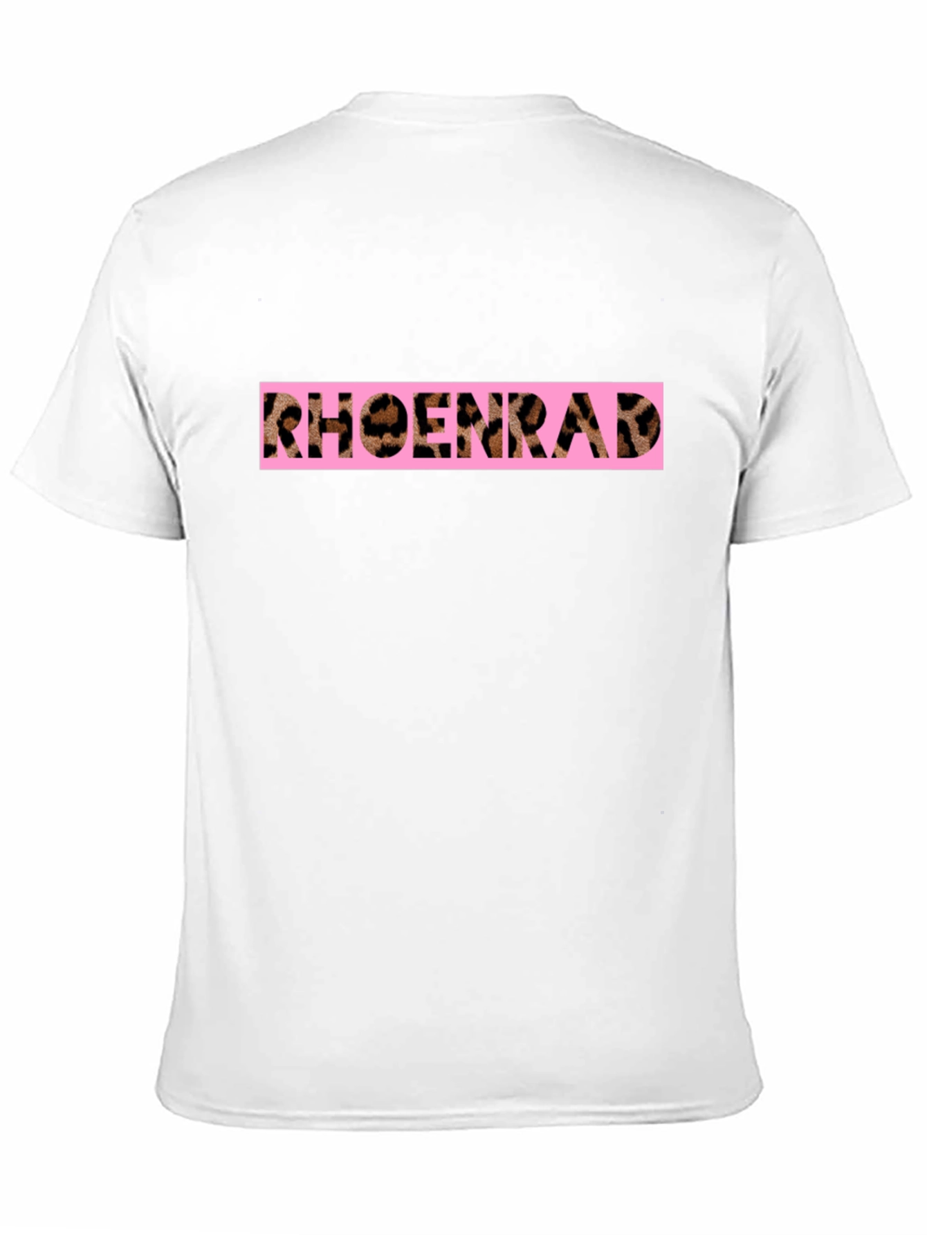 RHOENRAD Animal Print Graphic Black T-Shirt