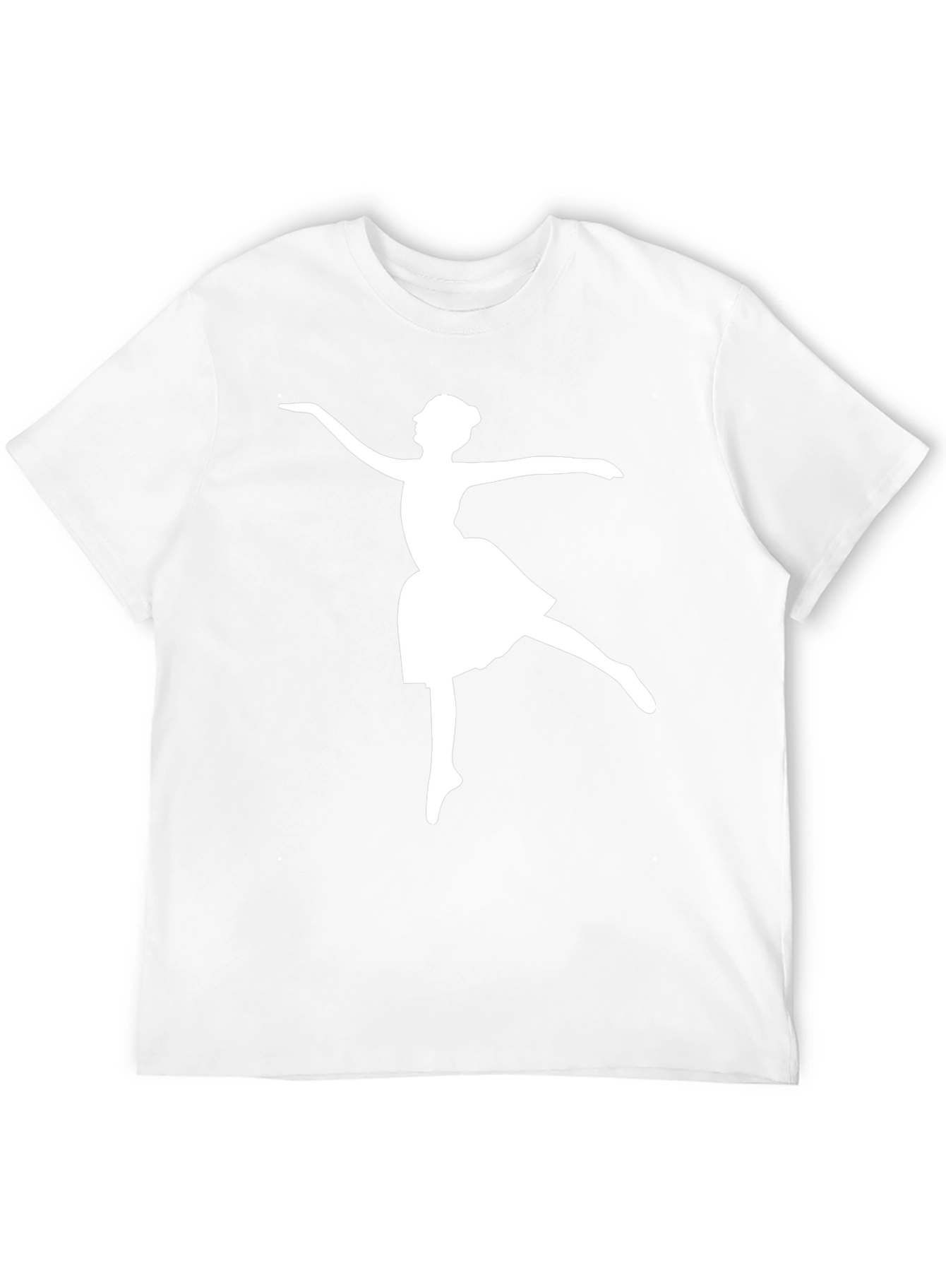 Ballerina Graphic Tee - Black Cotton Comfort