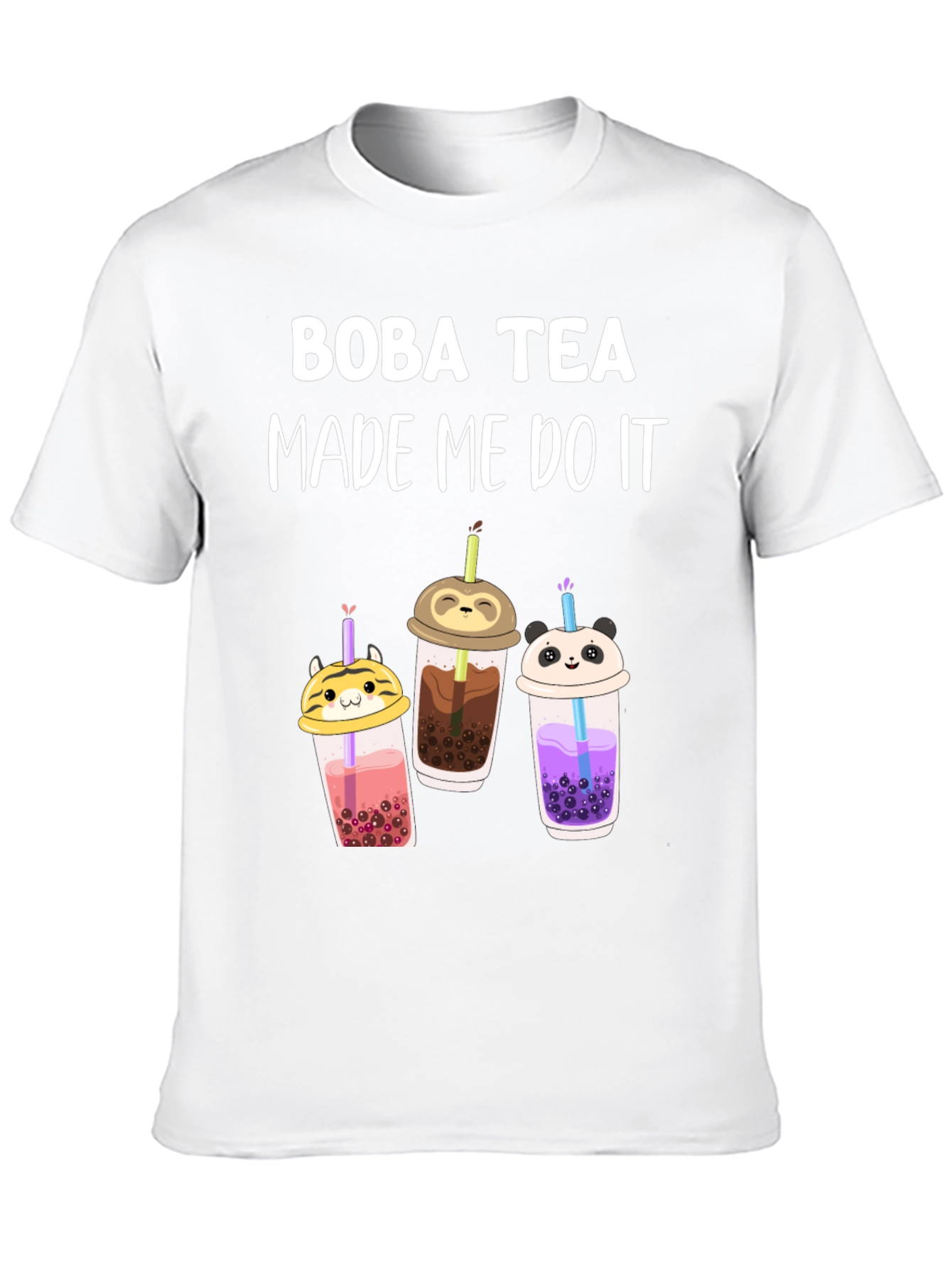 Boba Tea Made Me Do It T-Shirt